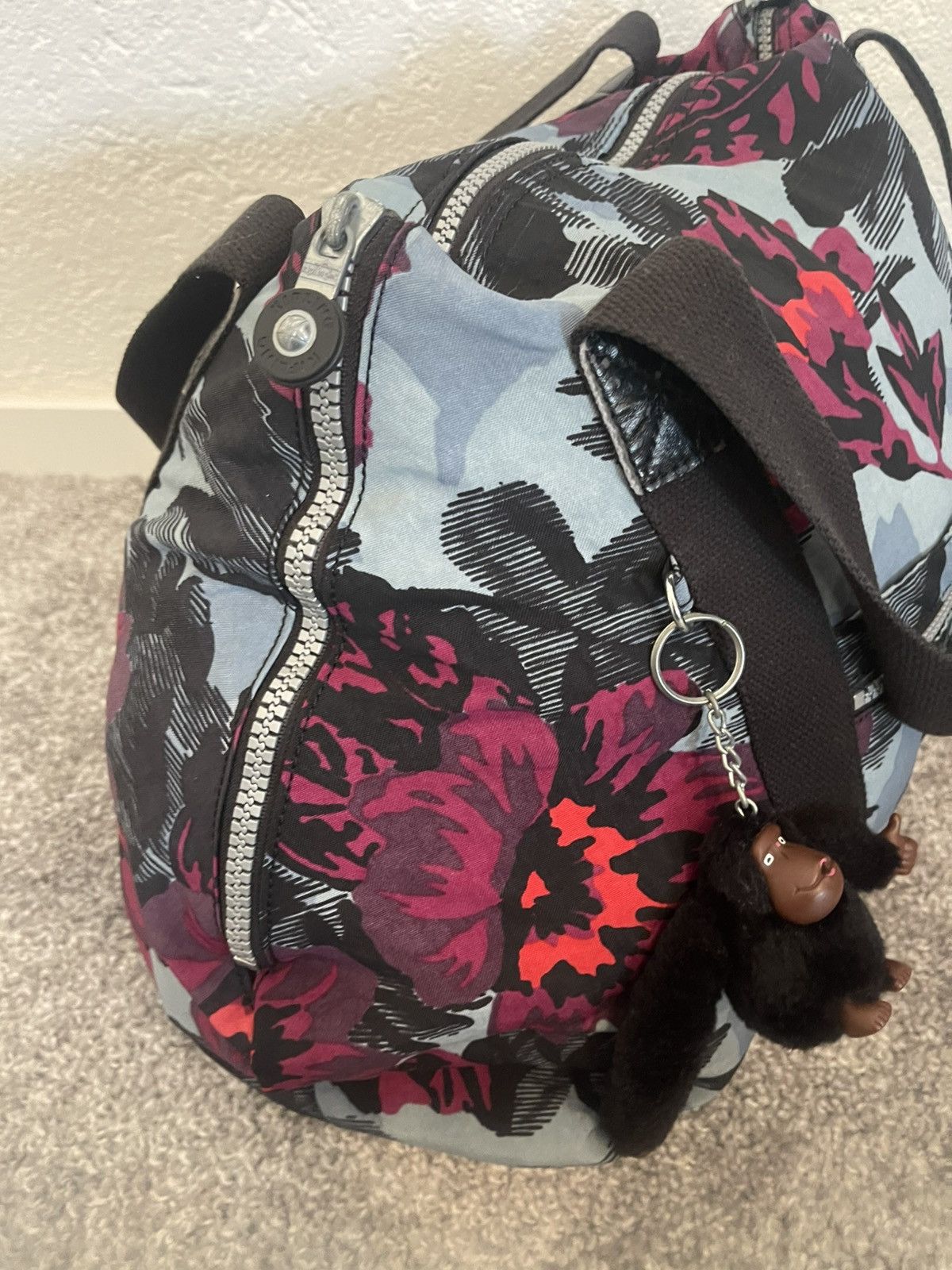 Japanese Brand KIPLING VINTAGE AVANT GARDE Y2K FLOWERS MONKEY BIG BAG Size ONE SIZE - 14 Thumbnail