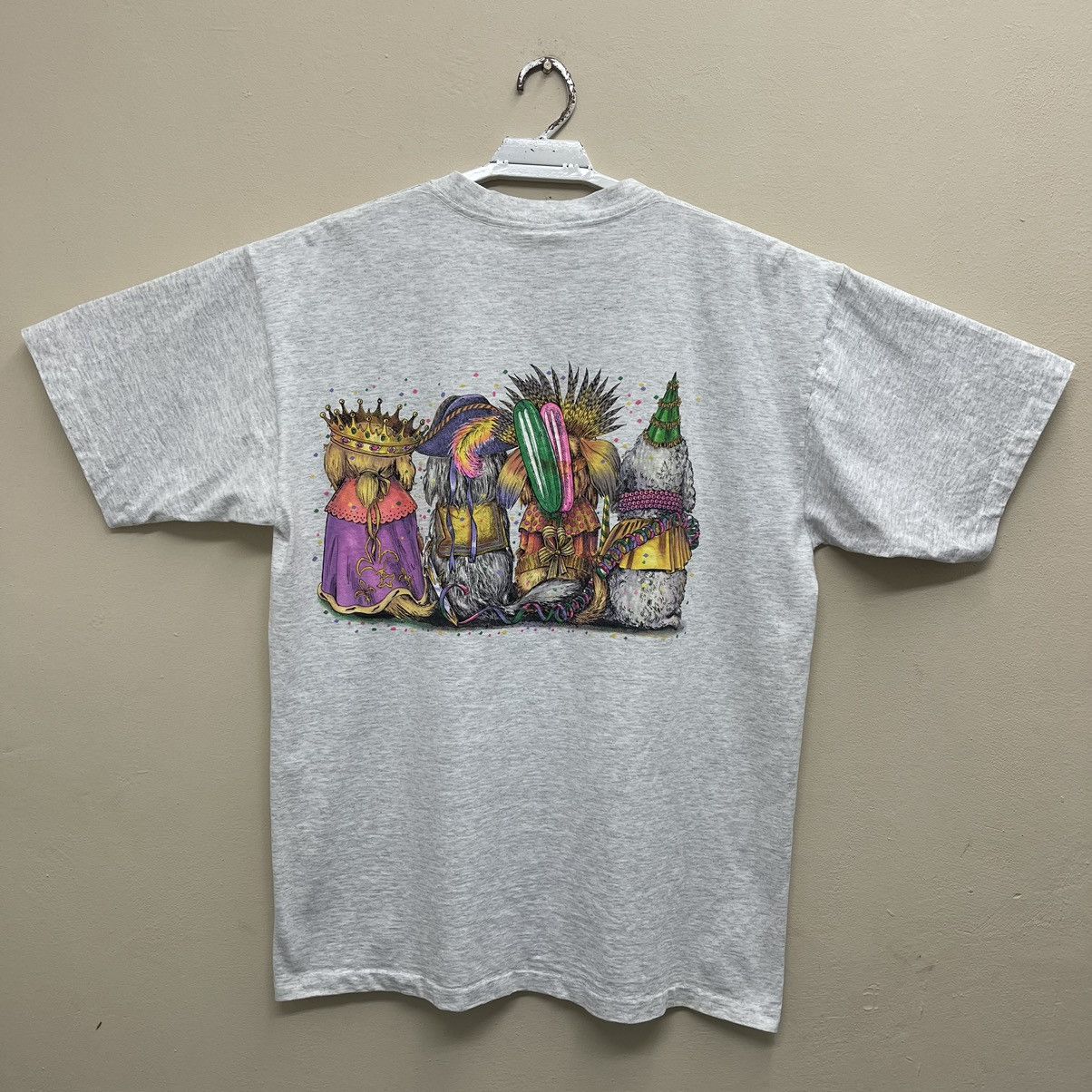 Beauty Beast × Vintage Vintage 90s Anima Parody T-Shirt Very Nice Mirror Print Size US XL / EU 56 / 4 - 3 Thumbnail