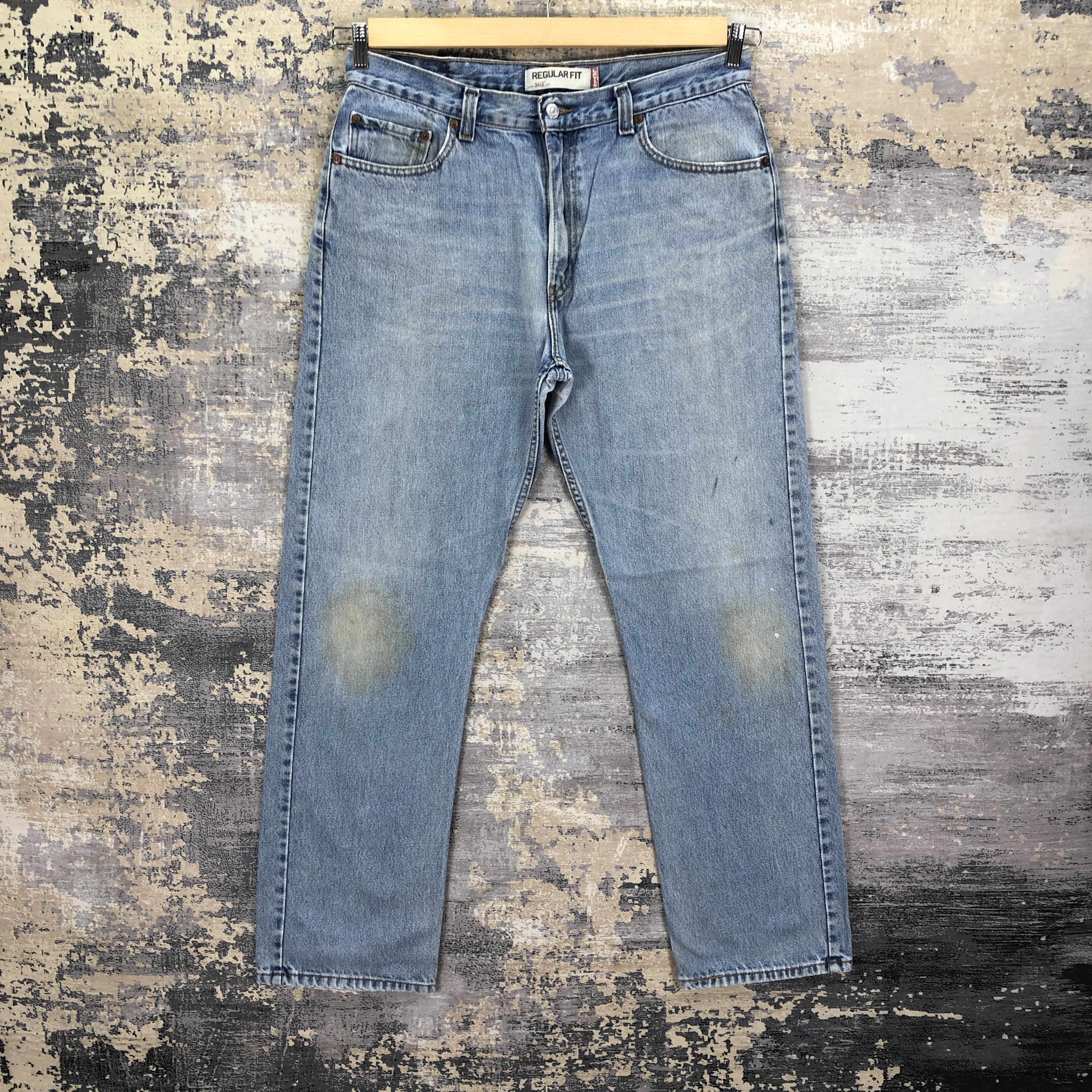 Levi's Vintage Levis Sun Faded Jeans Levi's Light Wash Denim Size US 34 / EU 50 - 1 Thumbnail