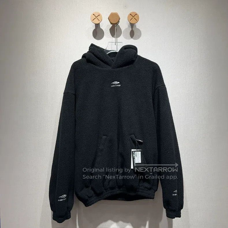 Balenciaga Balenciaga Ski series 3B embroidered letter fleece hooded Size US S / EU 44-46 / 1 - 1 Thumbnail