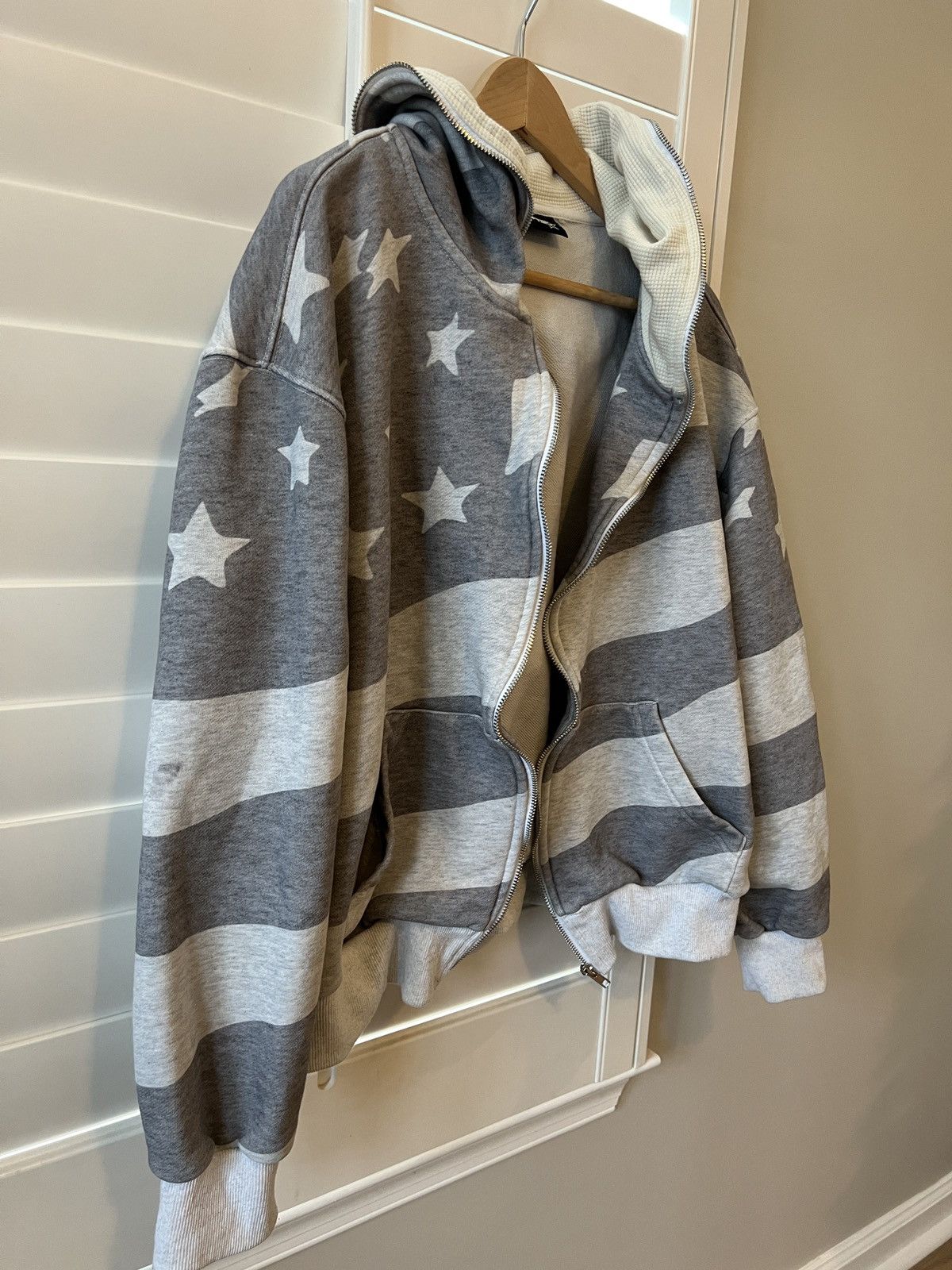 Other Elias New York Banner Full Zip Heather Grey Hoodie Size US M / EU 48-50 / 2 - 2 Thumbnail