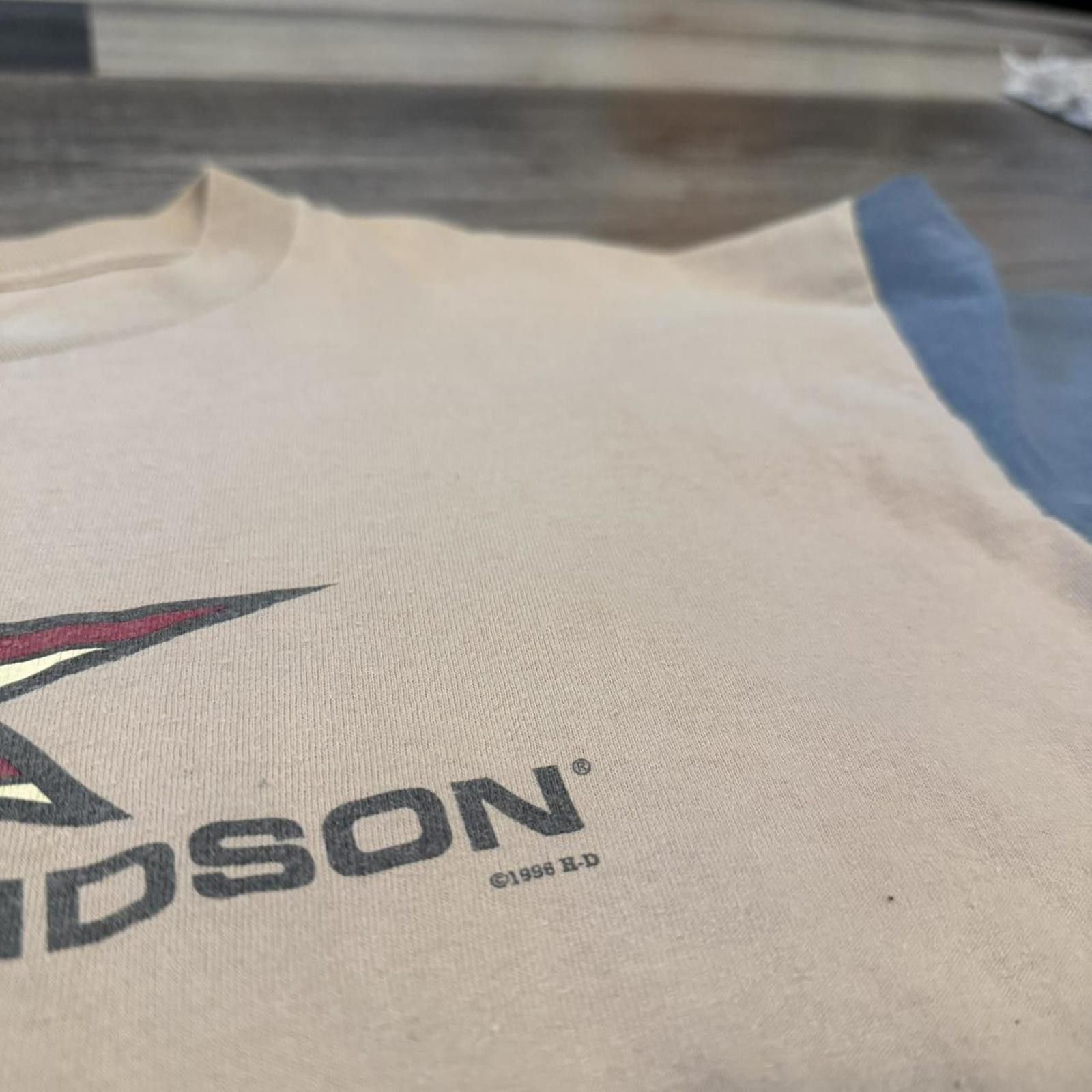 Harley Davidson vintage Harley Davidson Barnett El Paso Texas star t shirt Size US XL / EU 56 / 4 - 3 Thumbnail