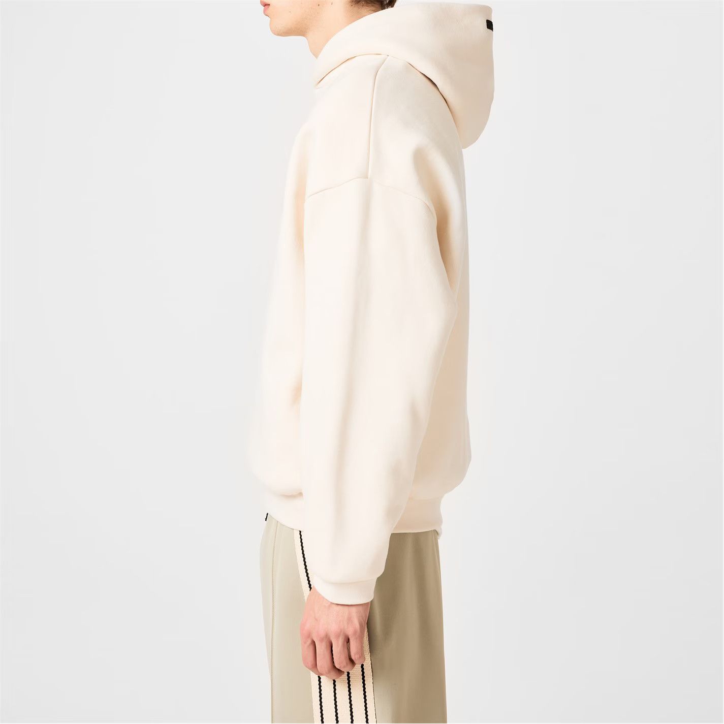 Fear of God o1g2r1mq0426 Fleece Hoodie in Ivory Size US XS / EU 42 / 0 - 5 Thumbnail