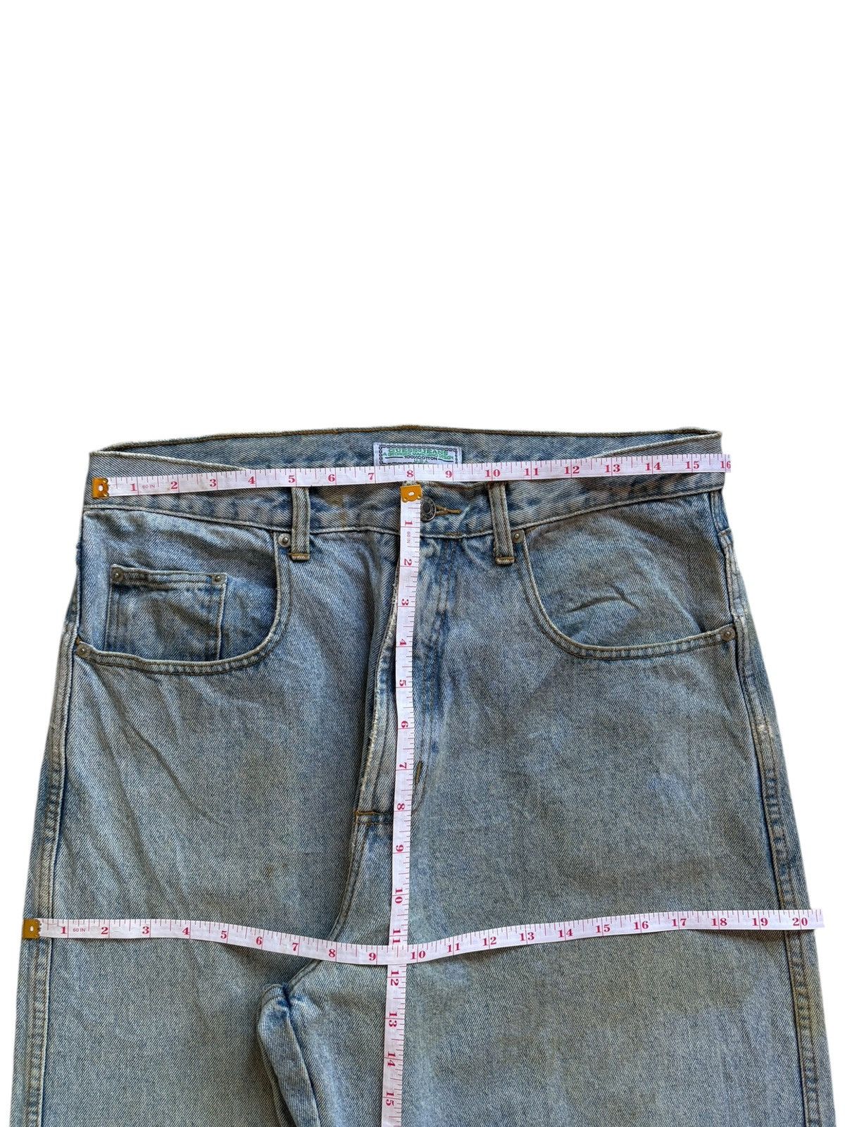 Georges Marciano × Guess Vintage Guess Georges Marciano Blue Wash Distress Baggy Jean Size US 32 / EU 48 - 11 Thumbnail