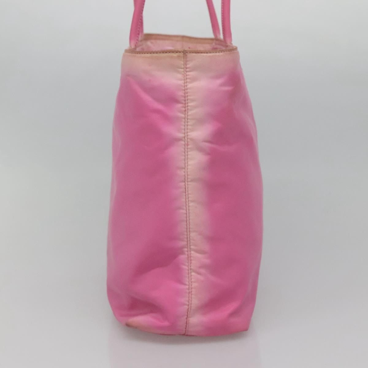 Prada PRADA Tote Bag Nylon Pink Silver Size ONE SIZE - 4 Thumbnail