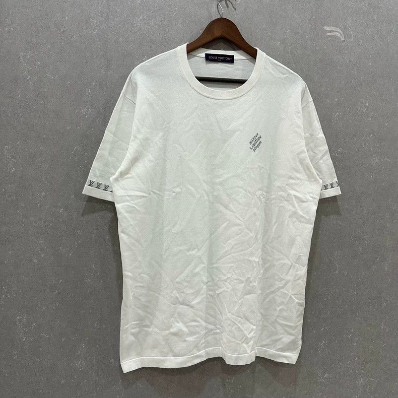Louis Vuitton Louis Vuitton Cuff letter logo short sleeve 2505-Nextarrow Size US XXL / EU 58 / 5 - 3 Thumbnail