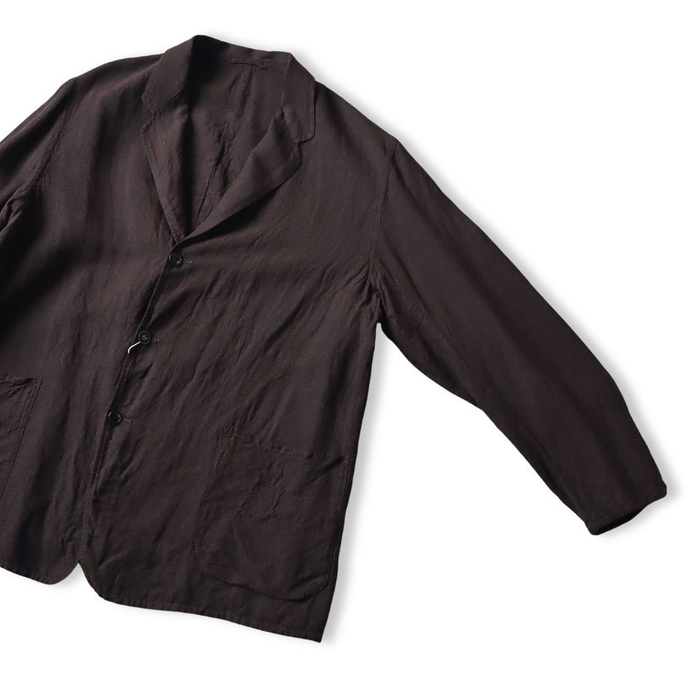 Comoli 26SS Silk Cotton Jacket, NWT, Brown, Size 3, D01-01022 Size US L / EU 52-54 / 3 - 4 Thumbnail