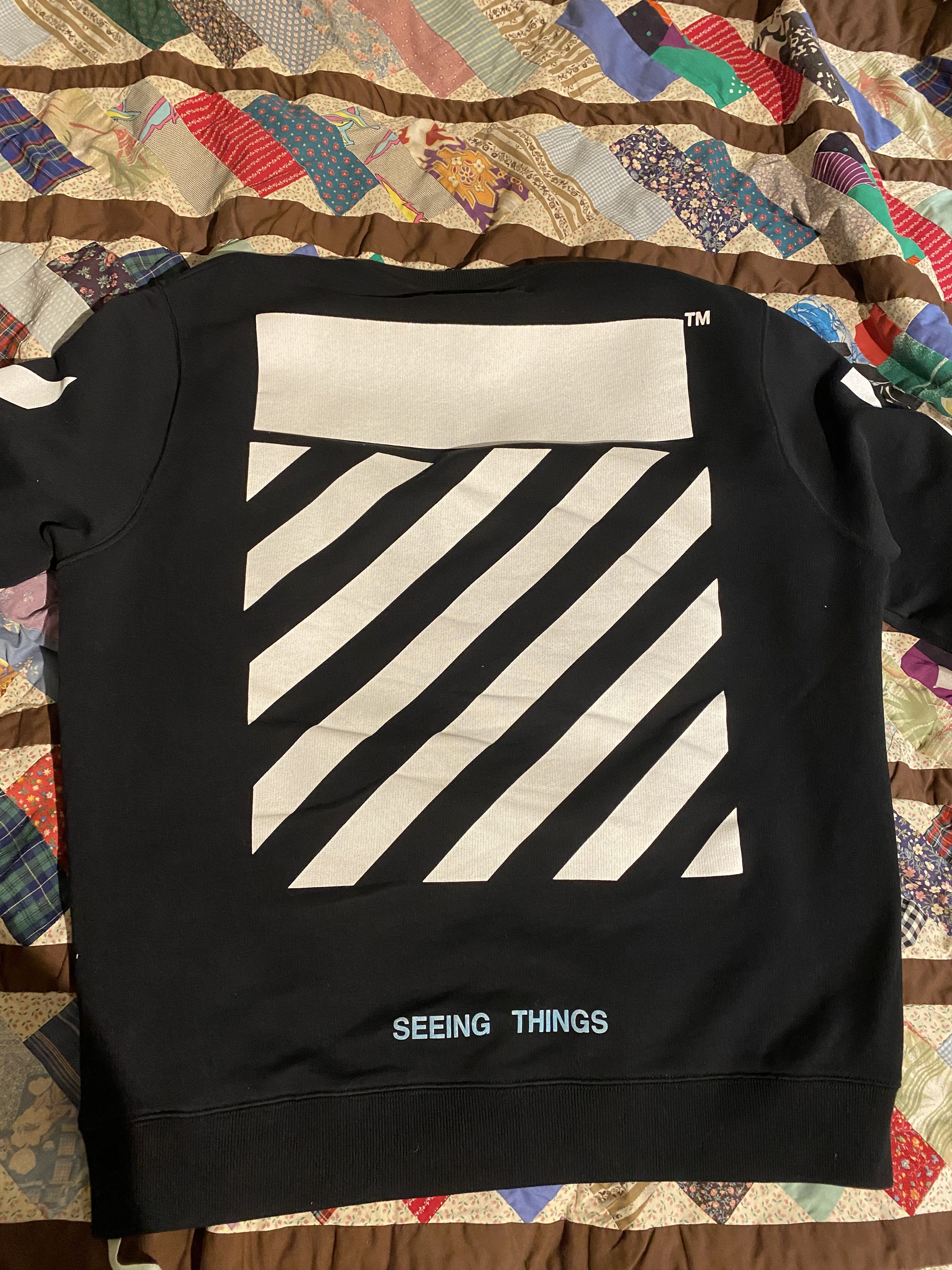 Off-White Diagonal Caravaggio Sweatshirt Size US XL / EU 56 / 4 - 13 Thumbnail