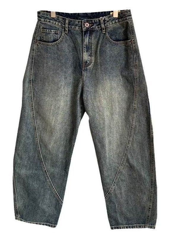 Japanese Brand × Jean Straight tube loose retro jeans Size US 32 / EU 48 - 5 Thumbnail