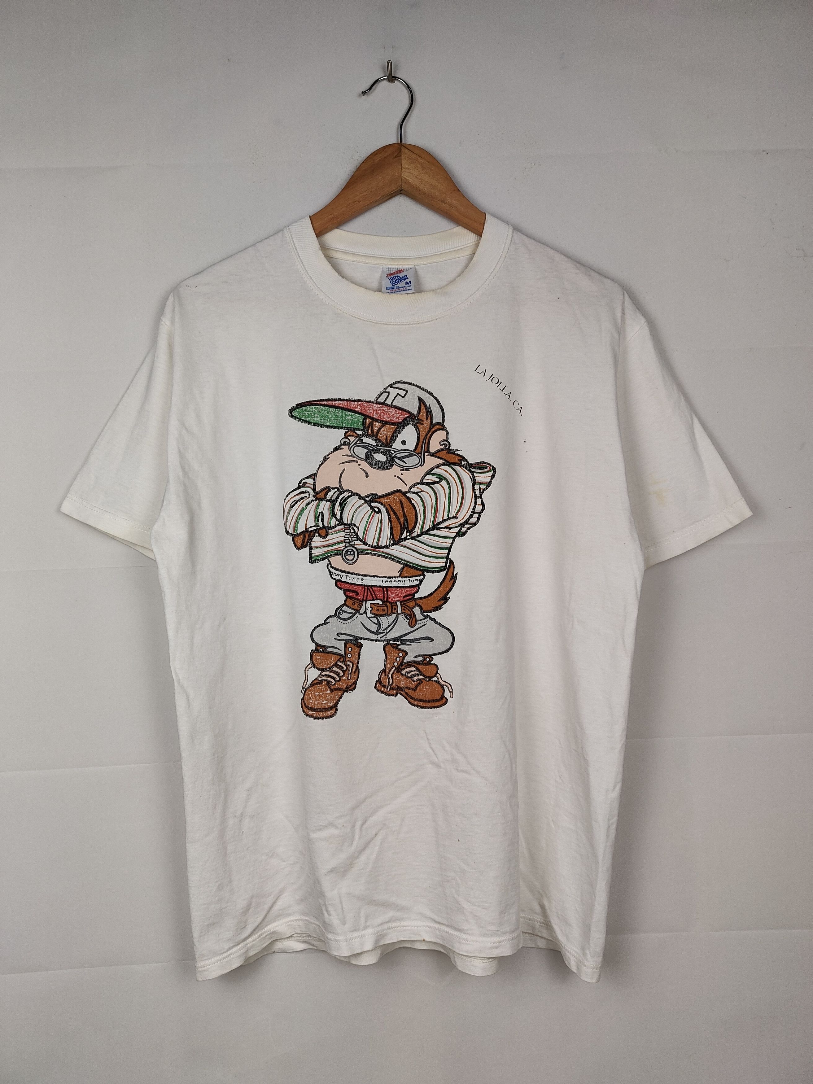 Cartoon Network × Vintage Vintage 90s Tazmania Looney Tunes Cartoon Shirt Size US M / EU 48-50 / 2 - 1 Thumbnail