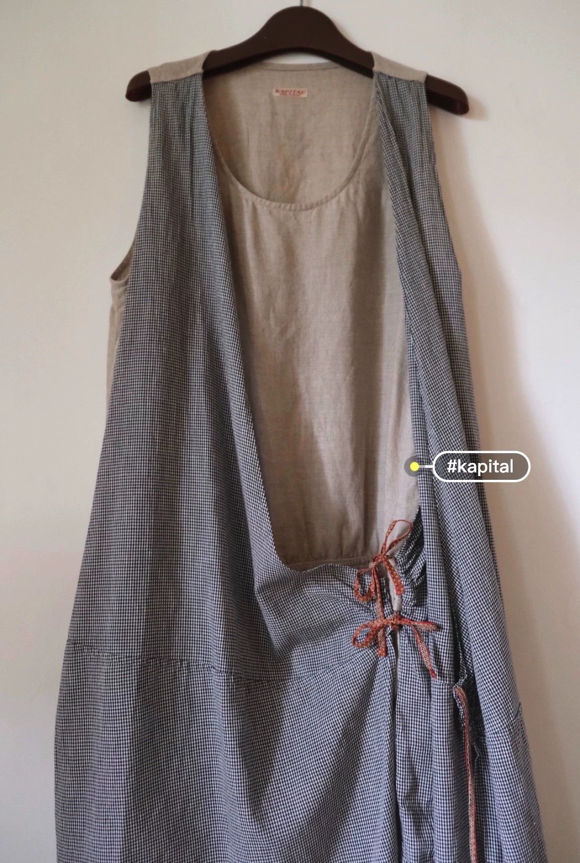 Kapital Hirata Kazuhiro Design Sense Vest Dress Dao Robe -DMC