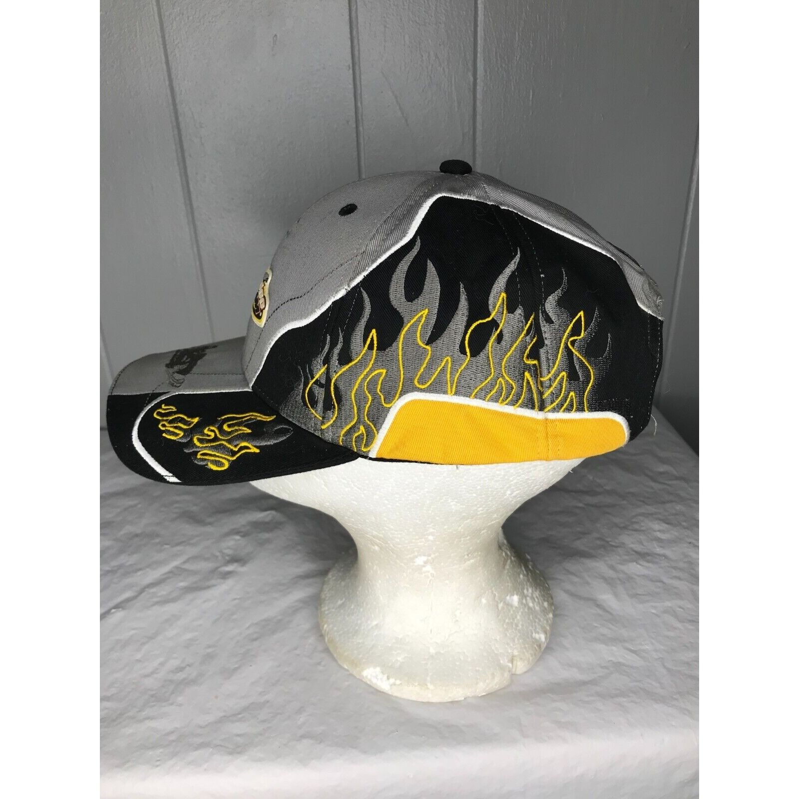 Ski-Doo × Vintage Vintage Ski-Doo Team Racing Flames BRP Embroidered Logo hat Size ONE SIZE - 2 Thumbnail