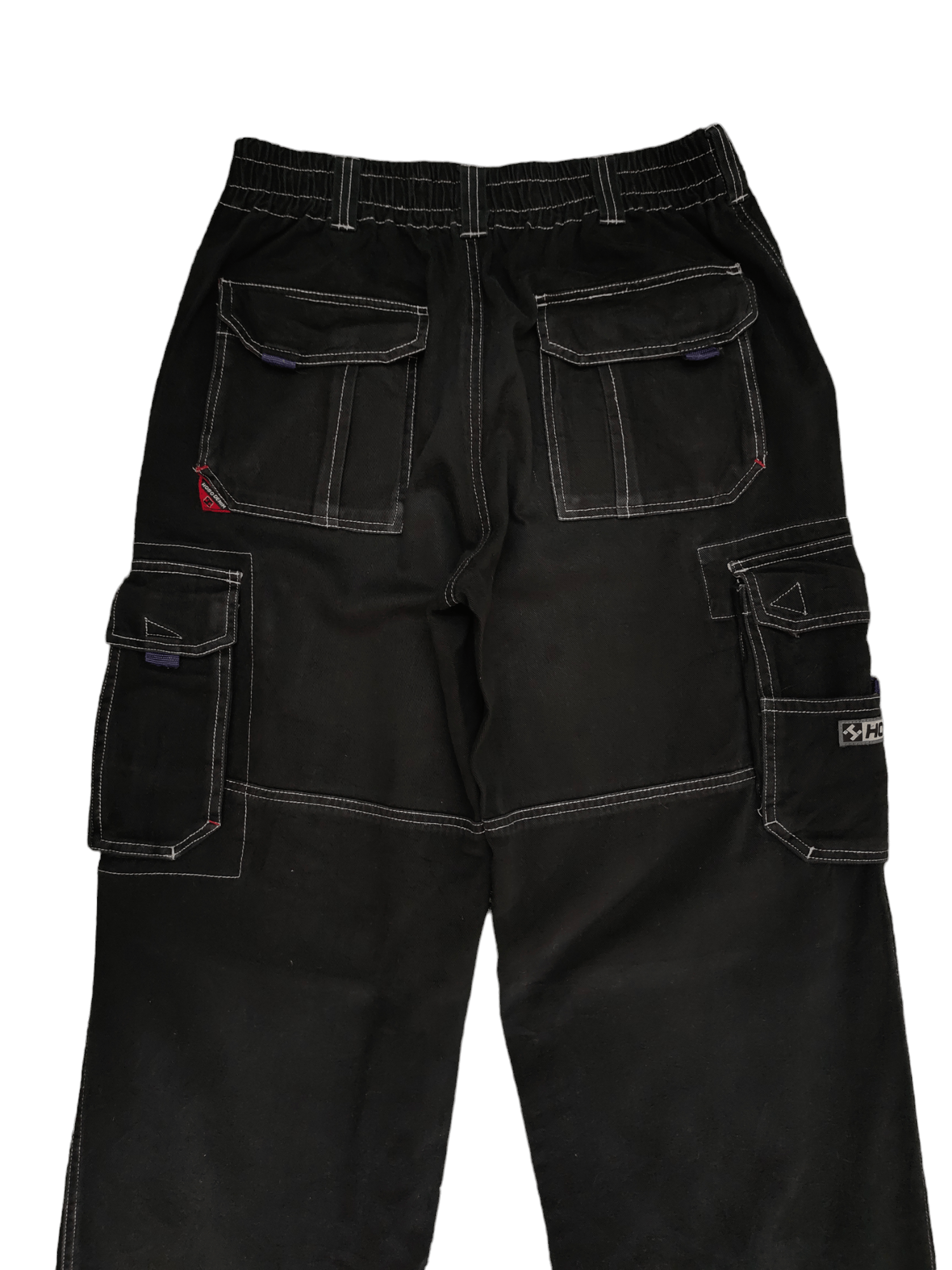 Hobo Baggy Jeans Hobo Multi Pocket Cargo Denim Wide Leg Jnco Size US 33 - 11 Thumbnail