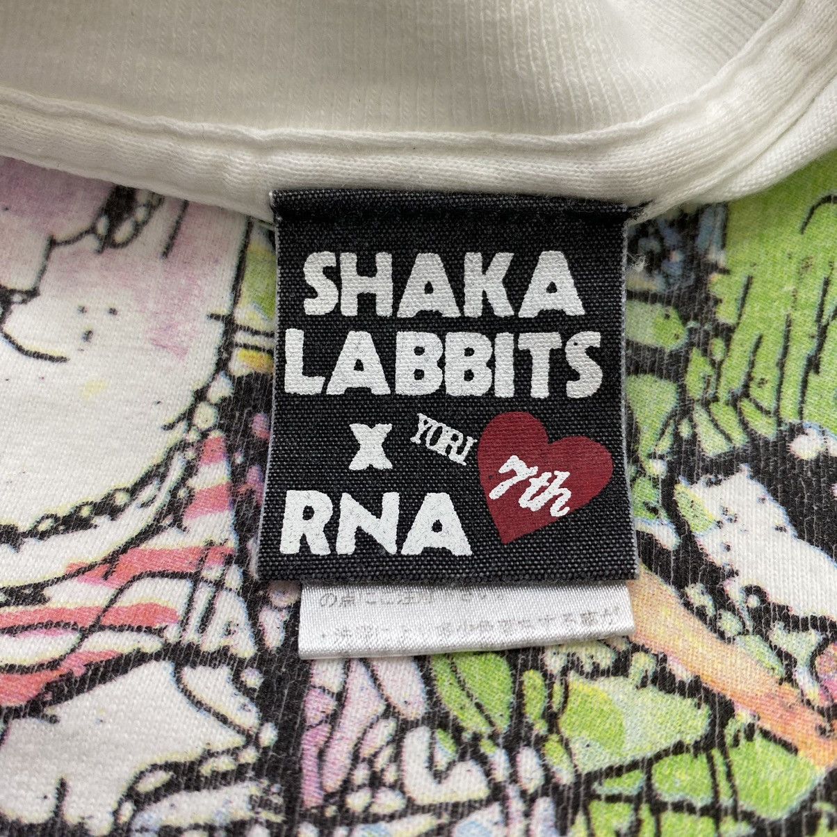Japanese Brand RNA Inc. x SHAKALABBITS Japanese Band Print Design White Size US M / EU 48-50 / 2 - 5 Thumbnail