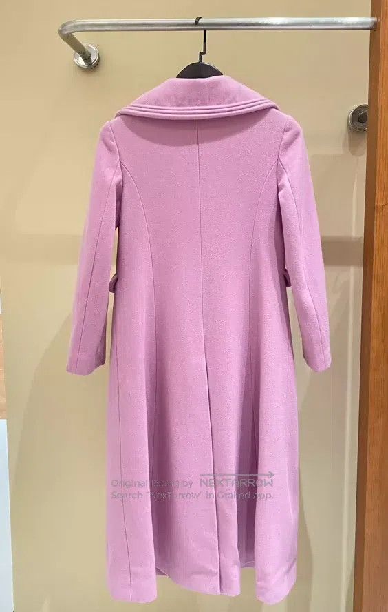 Valentino Valentino Pink-purple long coat Size S / US 4 / IT 40 - 2 Thumbnail