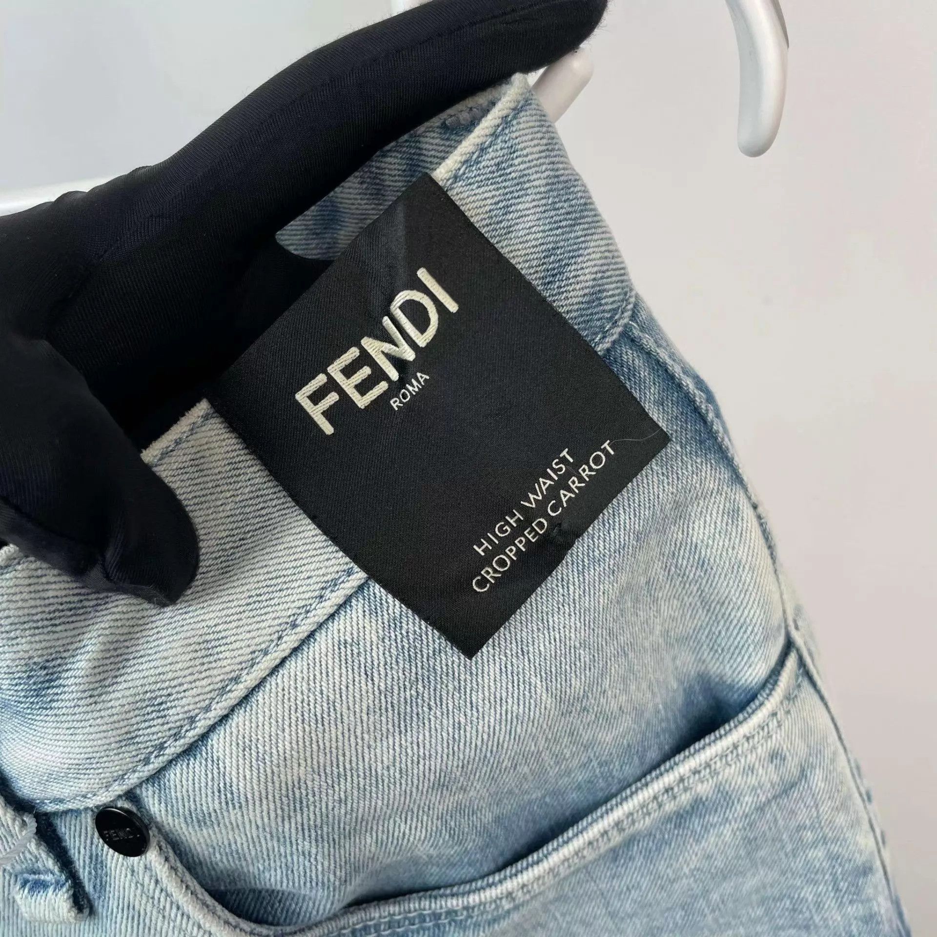 Fendi Fendi Light Blue Jeans 31 Size 31" - 6 Thumbnail
