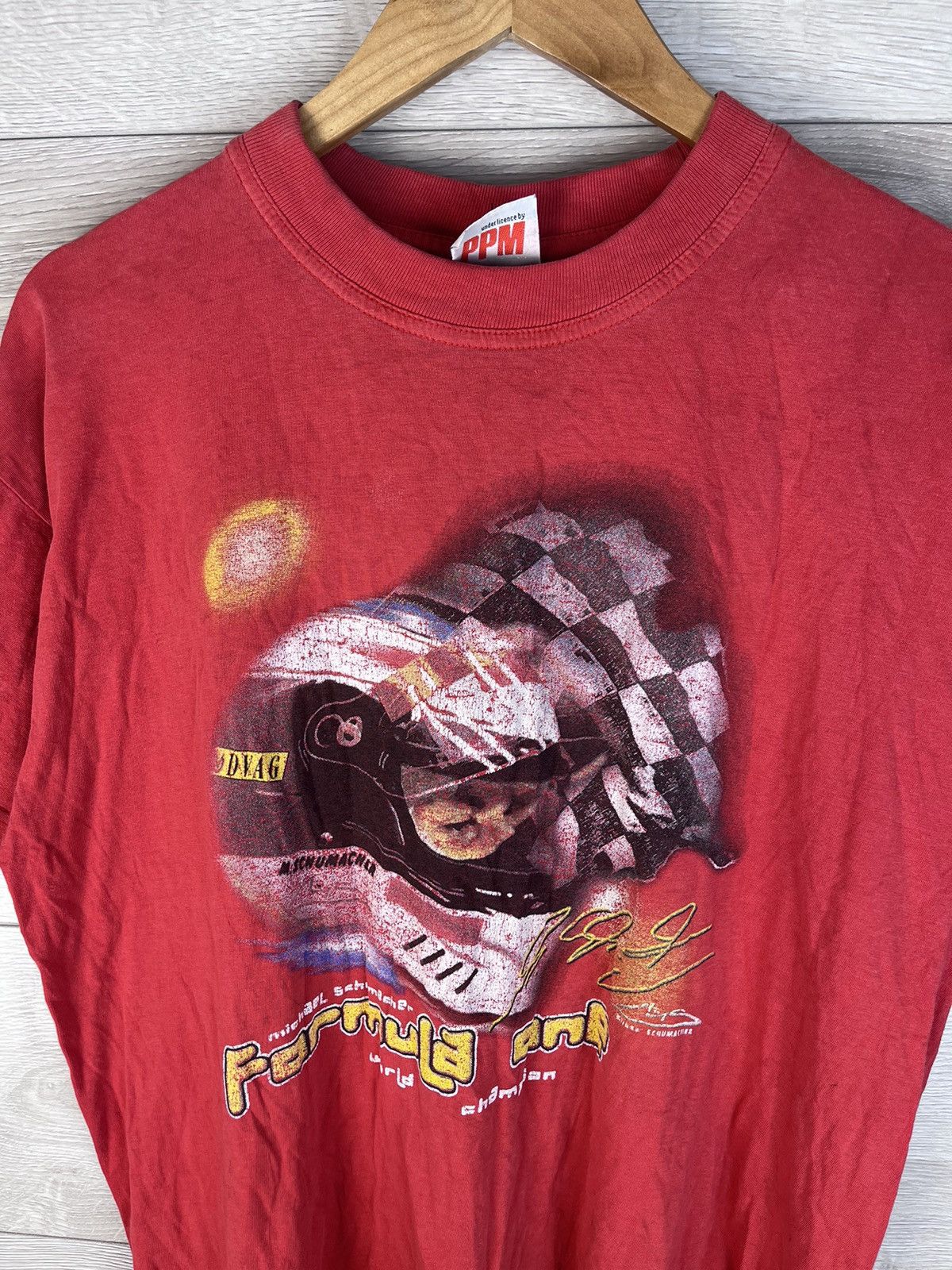 Other Vintage men’s T-shirt merch Formula one Schumacher Michael Size US S / EU 44-46 / 1 - 5 Thumbnail