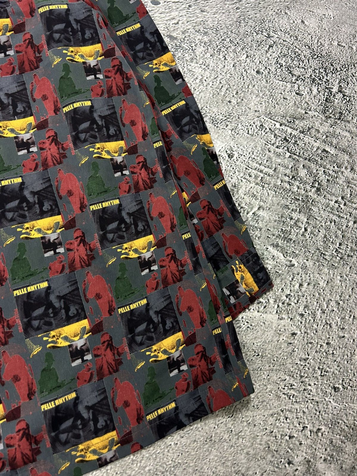 Pelle Pelle Pelle Pelle vintage full print Shirt button up music rhytm Size US L / EU 52-54 / 3 - 4 Thumbnail