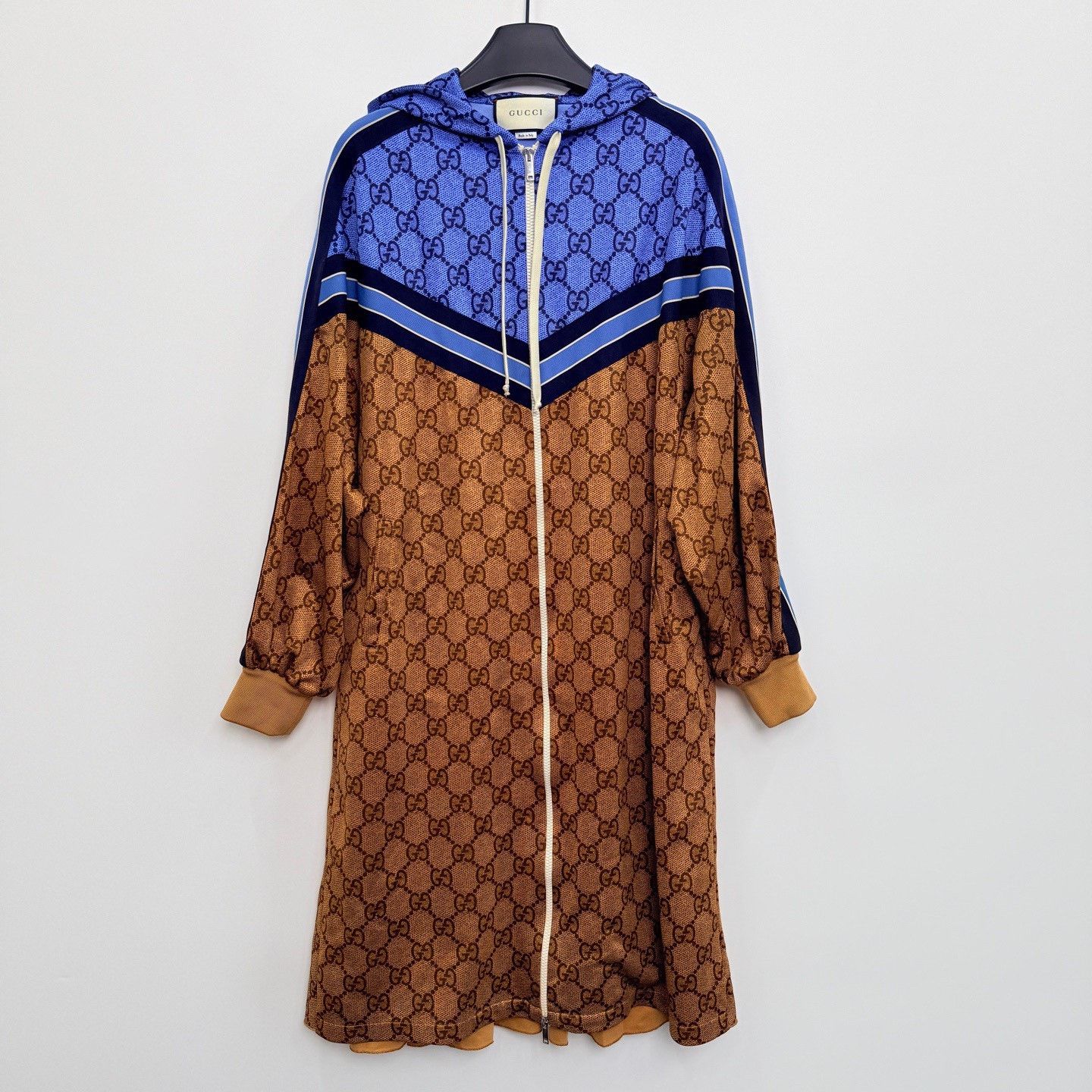 Gucci Gucci Logo Colorblock Hooded Coat Size XS / US 0-2 / IT 36-38 - 1 Thumbnail