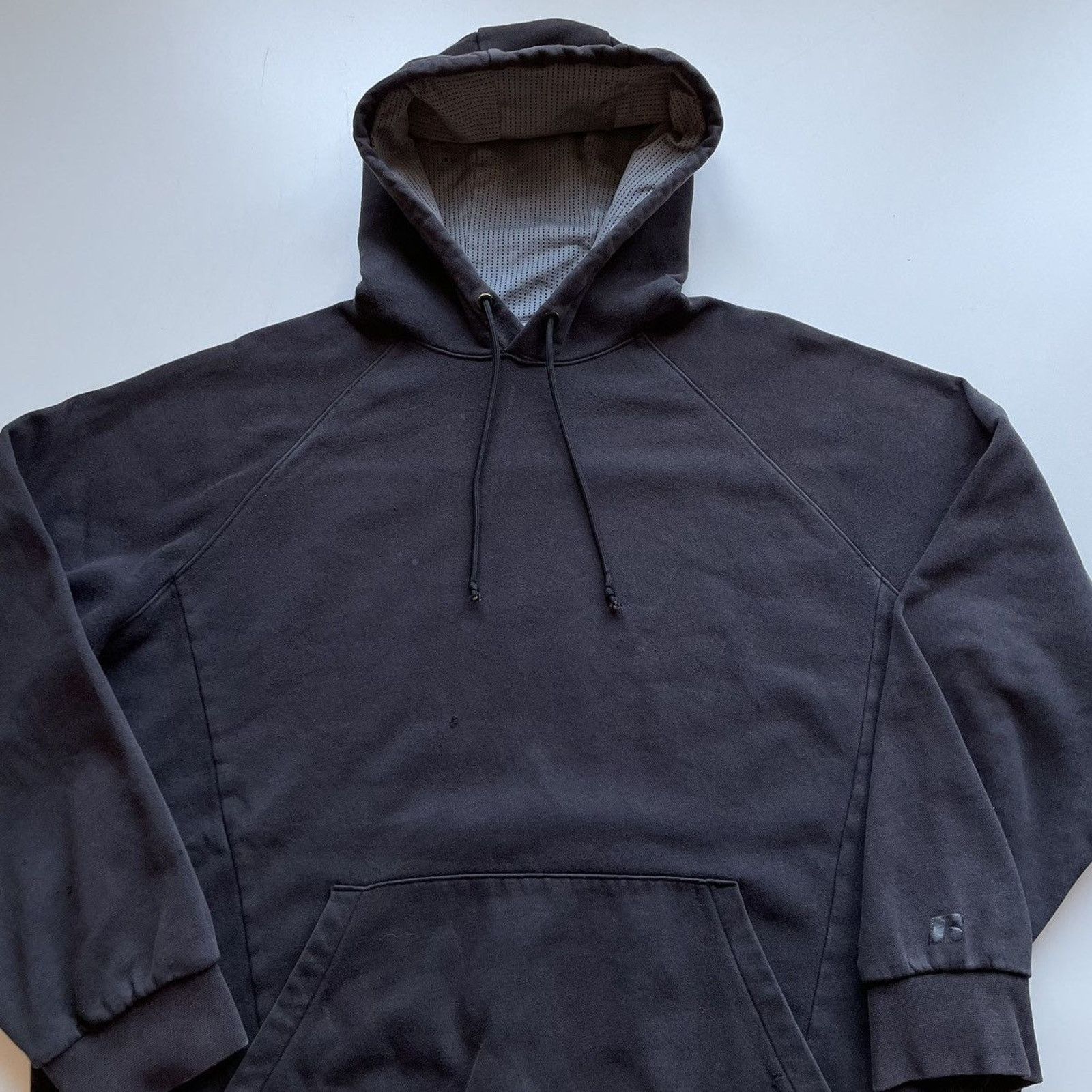 Russell Athletic Vintage Y2K Russell Athletic Hoodie XL Sun Faded Black Basic Size US XL / EU 56 / 4 - 3 Thumbnail