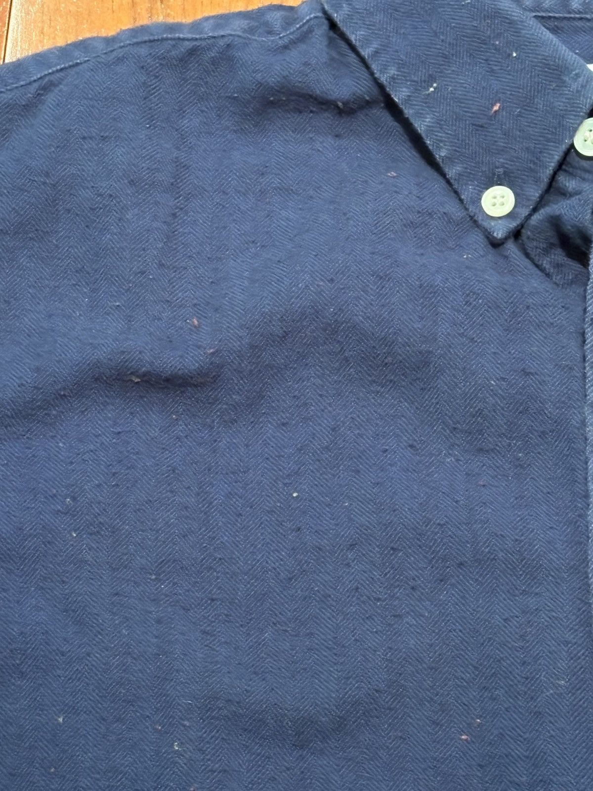 Schnaydermans Schnaydermans herringbone twill neppy workshirt small Size US S / EU 44-46 / 1 - 4 Thumbnail