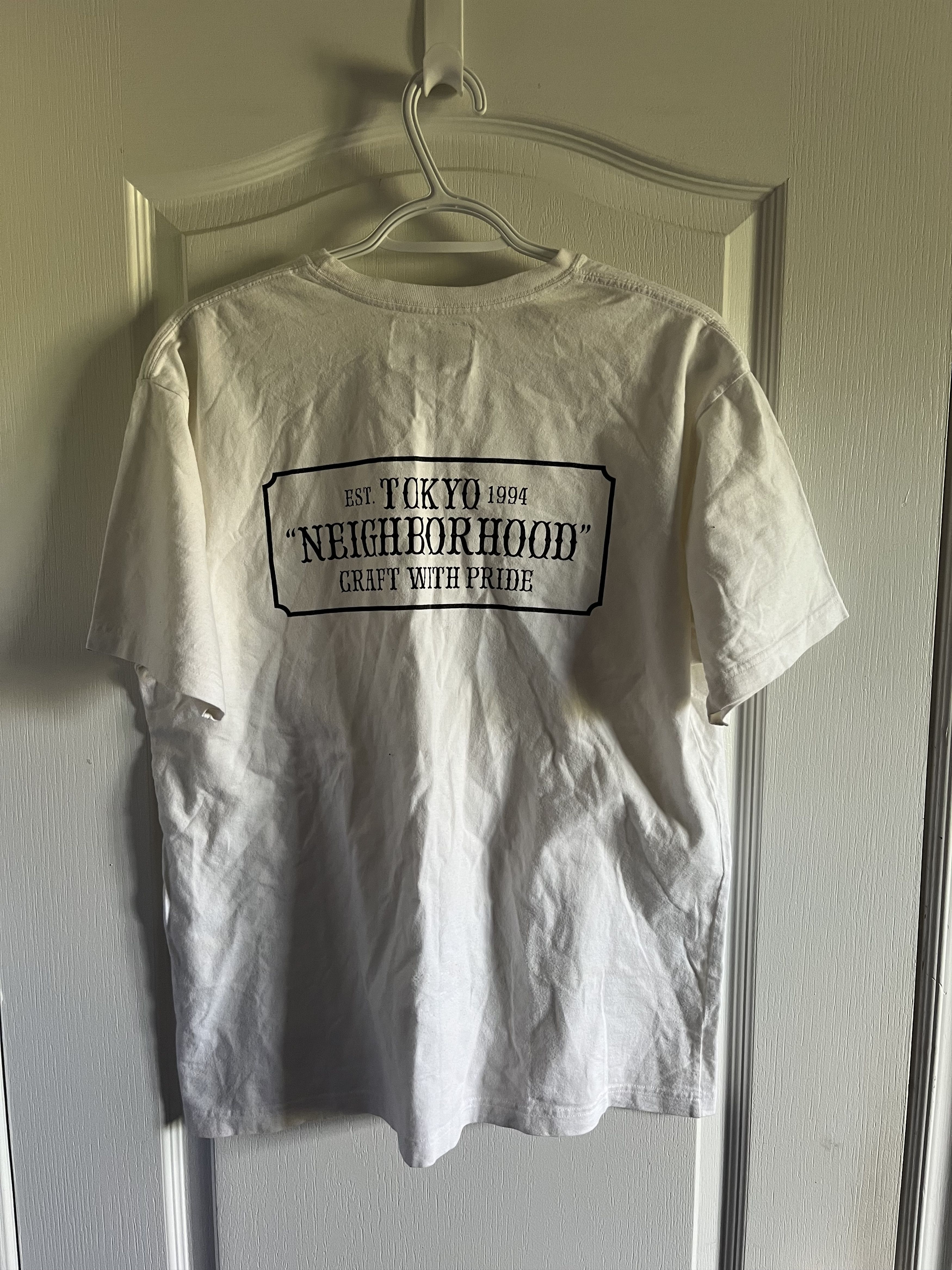 Neighborhood NEIGHBORHOOD BACK LOGO TEE Size US L / EU 52-54 / 3 - 3 Thumbnail