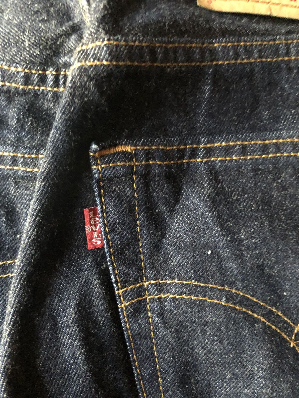 Levi's Size 29x31 Vtg 501 USA Late 90s Button Fly Dark blue Denim Size US 28 / EU 44 - 6 Thumbnail