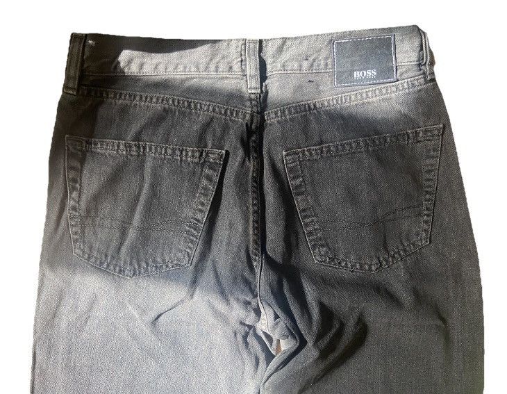 Hugo Boss Hugo Boss Texas Jeans Black Denim Regular Fit Mens W32 L34 Size US 32 / EU 48 - 3 Thumbnail