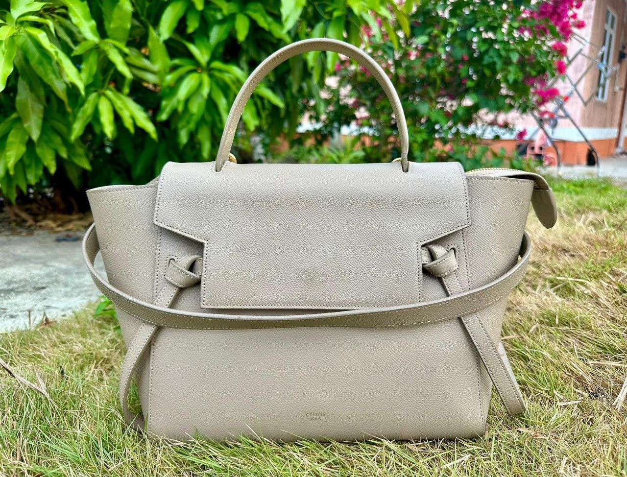 Celine Authentic Celine Grained Calfskin Mini Belt Bag Size ONE SIZE - 1 Thumbnail