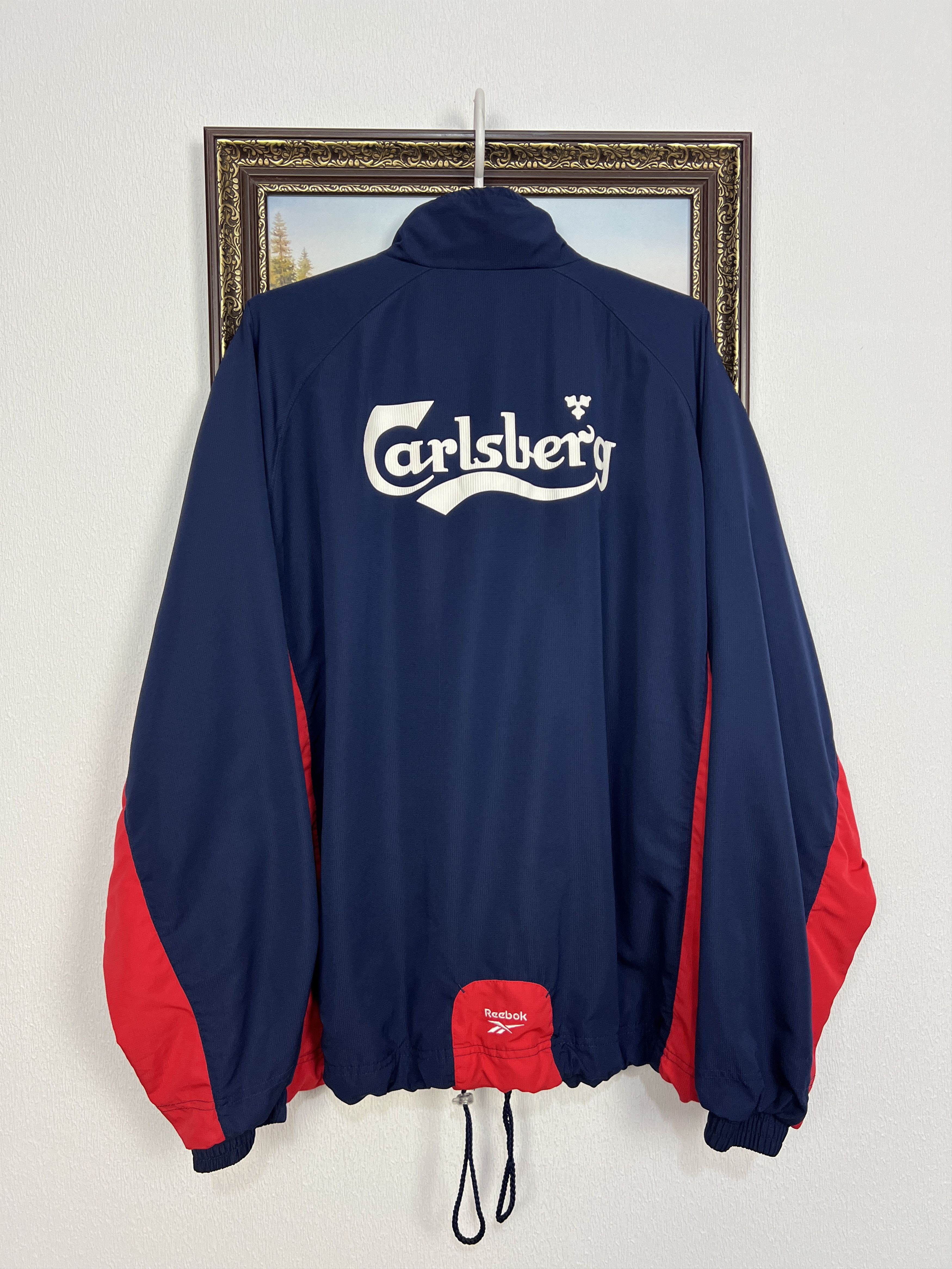 Reebok Vintage 2000's Liverpool Football Jacket Soccer Track Top Size US XL / EU 56 / 4 - 9 Thumbnail