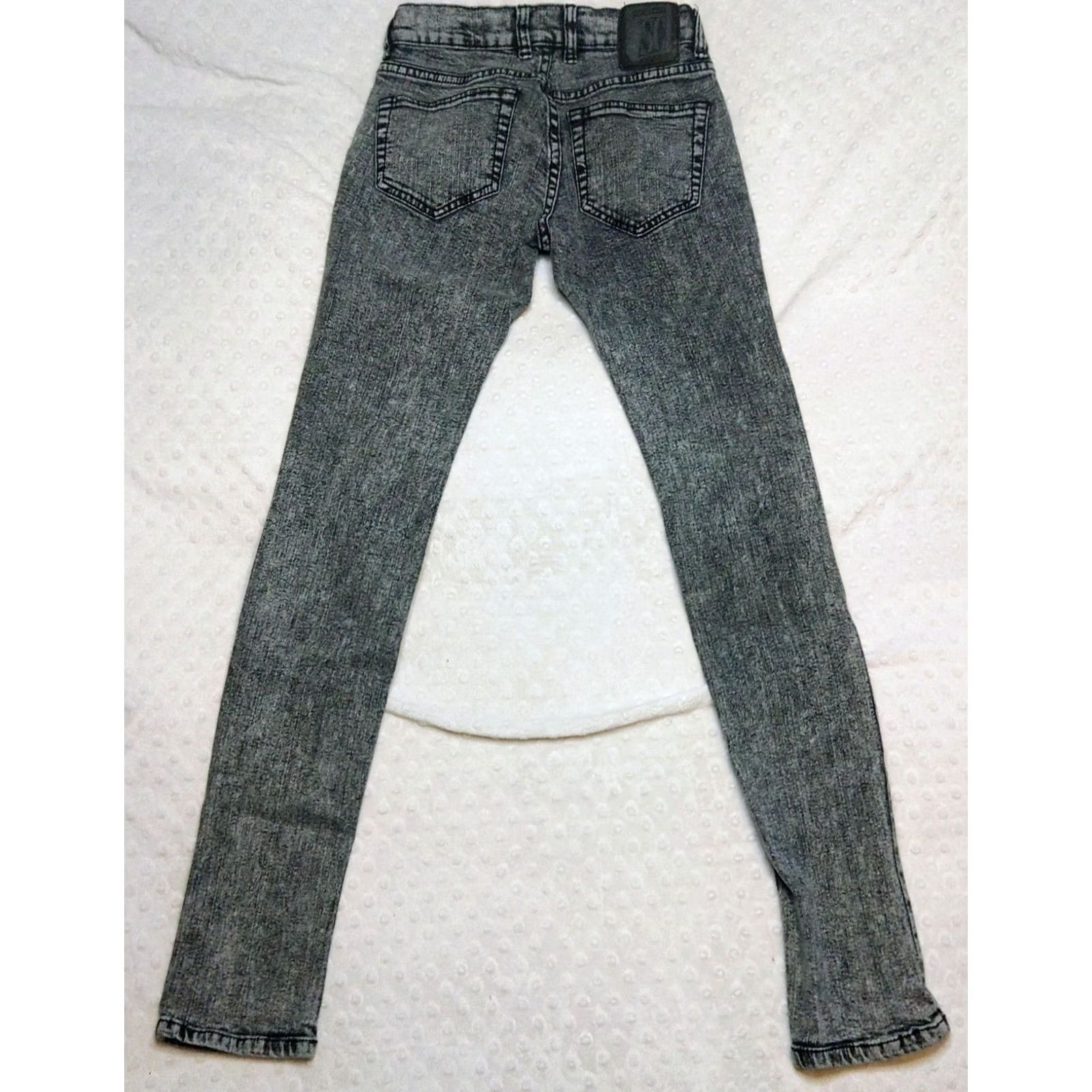 Vintage Social Collision Jeans Skinny 28x32 Black Denim 5-Pocket Zipper Grunge Modern Indie EMO Y2K Womens Size 28" / US 6 / IT 42 - 6 Thumbnail