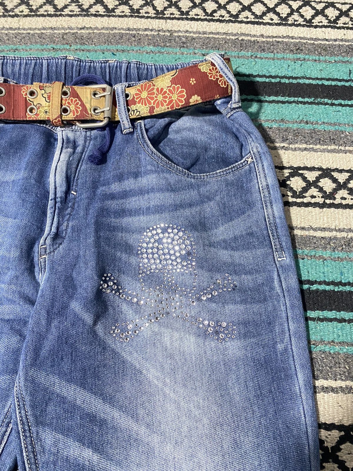 Roen Roen Studded Denim Cotton Relax Pants Size US 31 - 2 Thumbnail