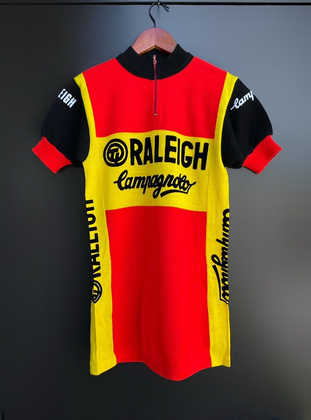 Rapha RALEIGH Campagnolo Wool Shirt Cycling Jersey MOA Sport Italy Size US S / EU 44-46 / 1 - 1 Thumbnail