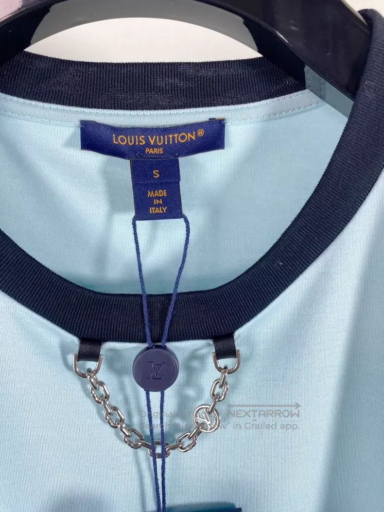 Louis Vuitton Louis Vuitton Blue Patchwork Dress Size S / US 4 / IT 40 - 5 Thumbnail