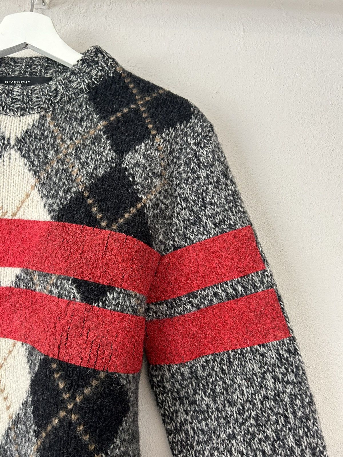 Givenchy FW13 Wool Argyle Sweater Size US S / EU 44-46 / 1 - 4 Thumbnail