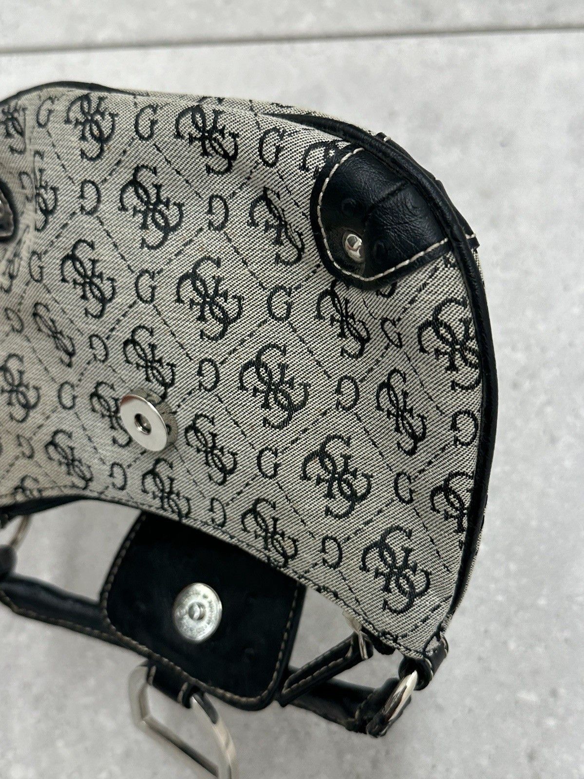 Guess Guess Vintage Mini Hand Bag Monogram y2k Swag 90`s Size ONE SIZE - 7 Thumbnail