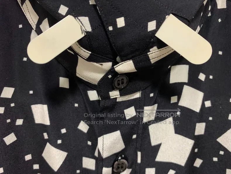 Saint Laurent Paris Saint Laurent Paris size 39 Black and white silk checkered Size US S / EU 44-46 / 1 - 6 Thumbnail