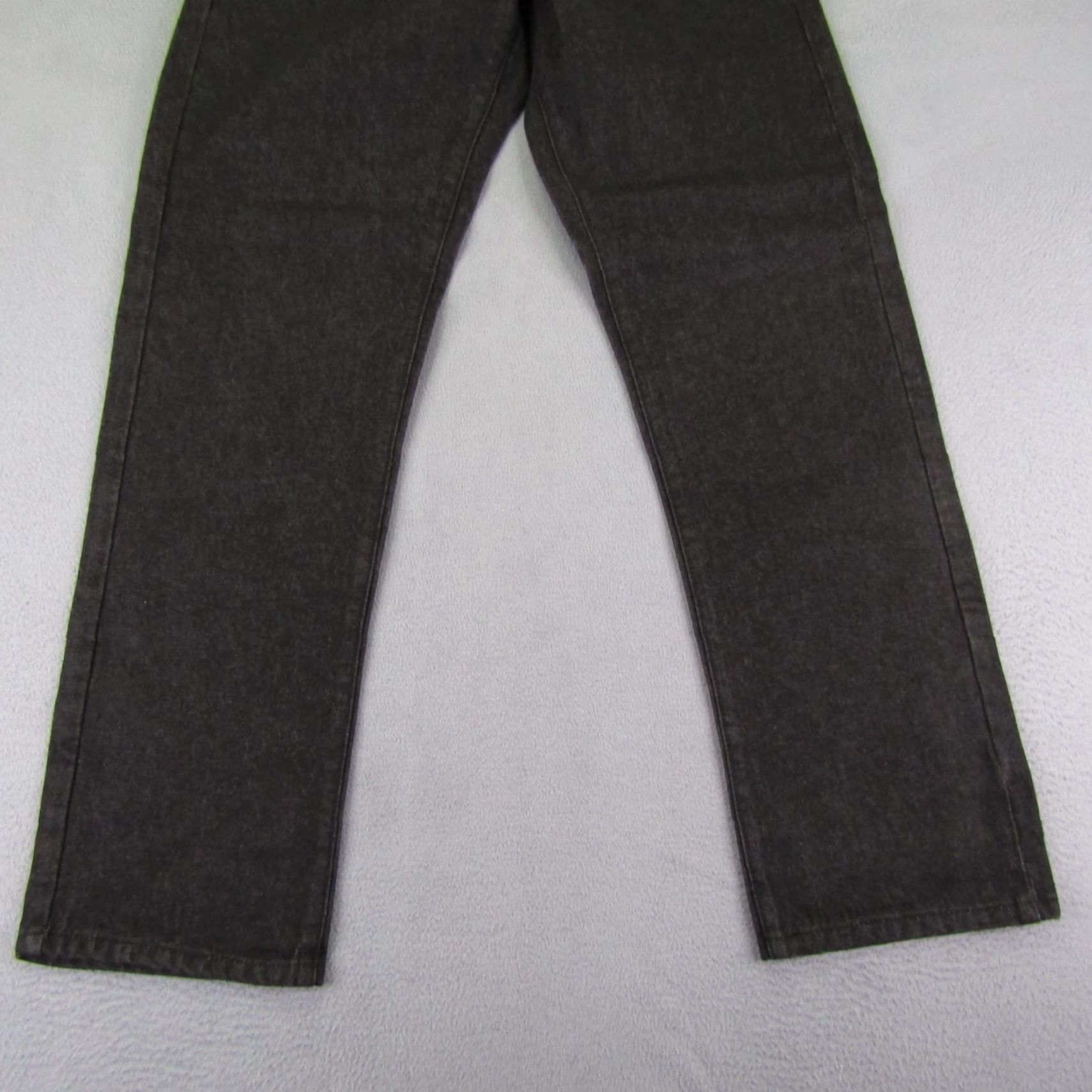 Vintage VINTAGE Solo Semore Jeans Men 30x30 Black Denim Baggy Straight Deadstock Y2K 90s Jeans Mens Regular Black 30 30 Size US 29 - 4 Thumbnail