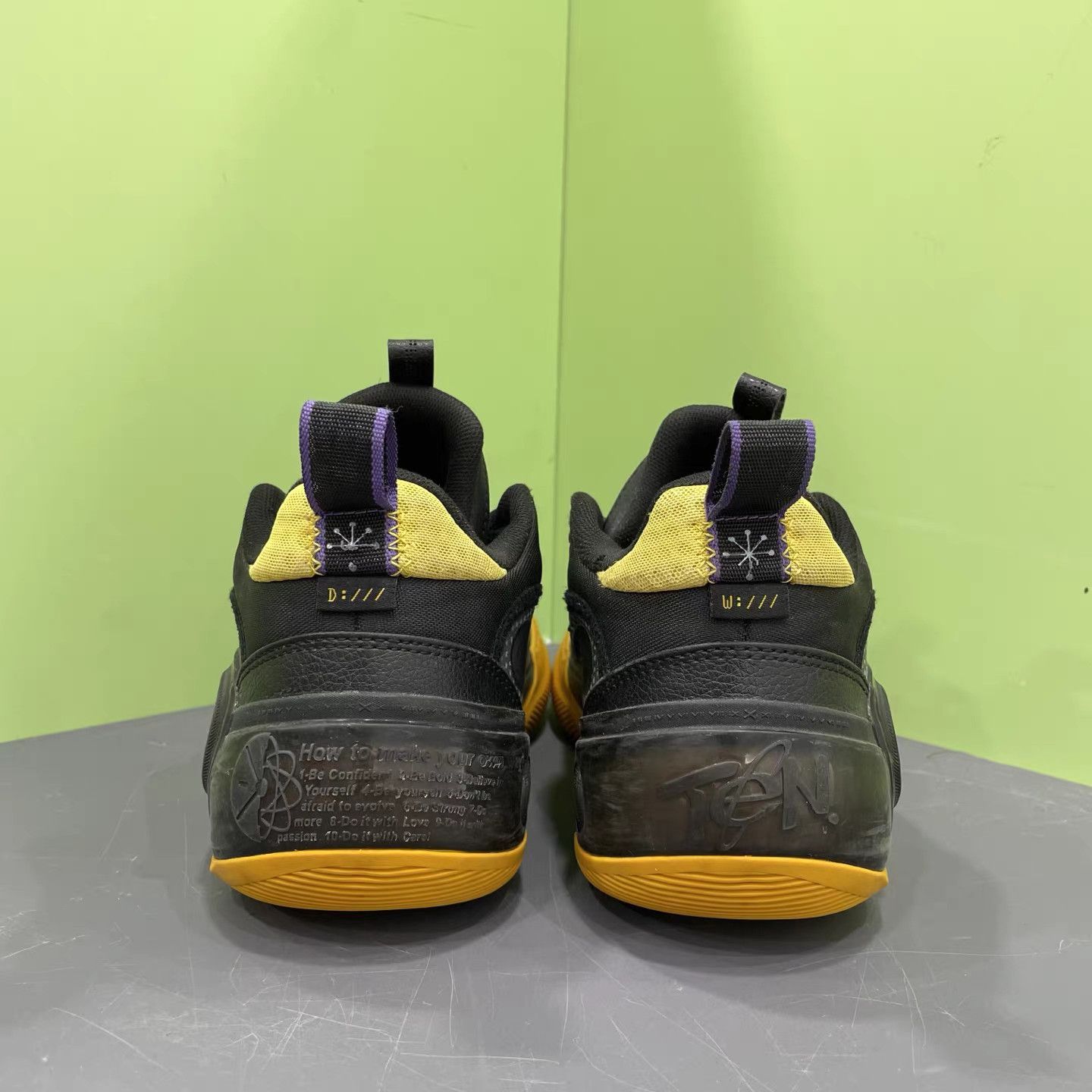 Li-Ning Li-Ning Way of Wade 10 "Lakers" Basketball Shoes K15 Size US 8.5 / EU 41-42 - 6 Thumbnail