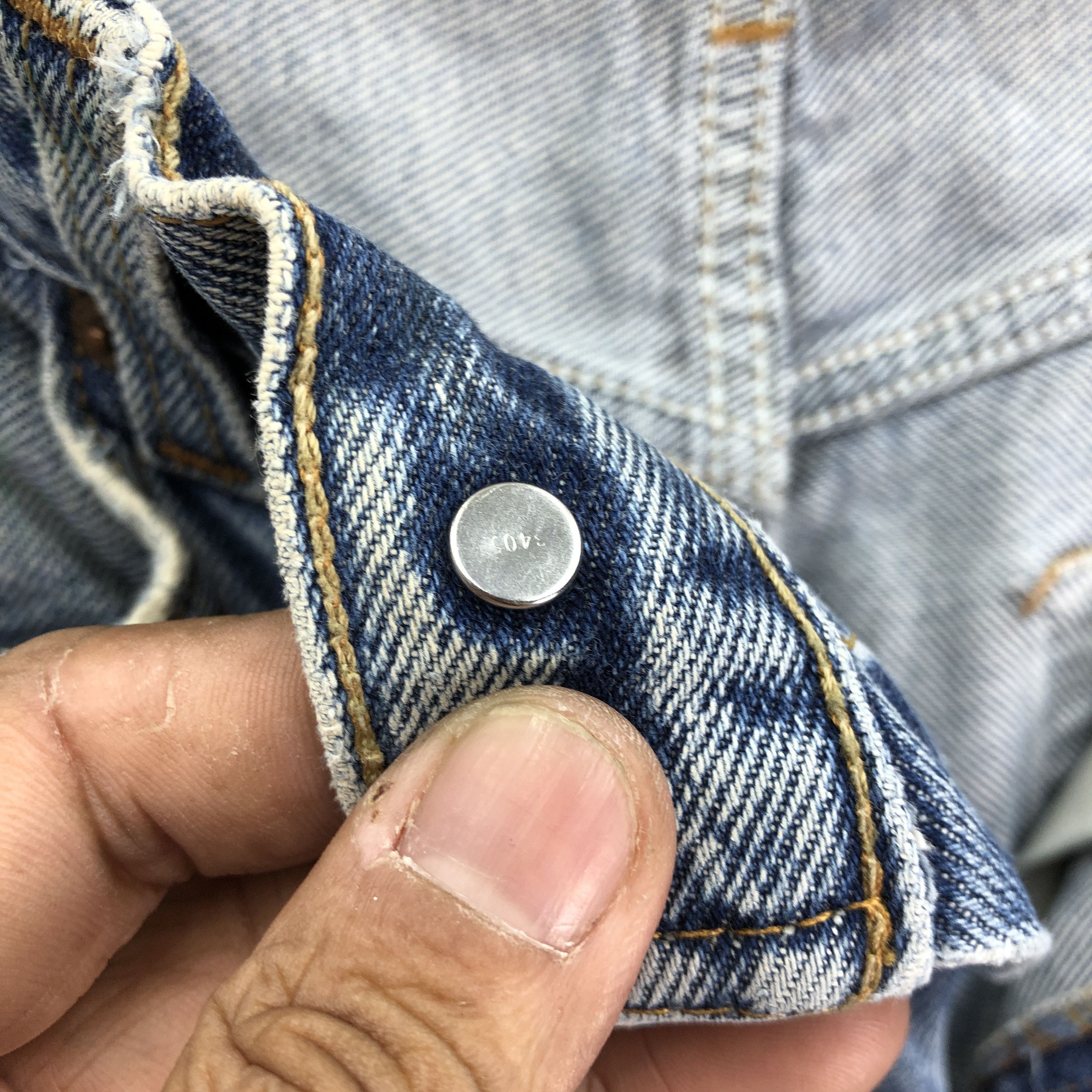 Levi's Vintage Dirty Levis 505 Jeans Levi's Faded Stonewash Denim Size US 30 / EU 46 - 7 Thumbnail
