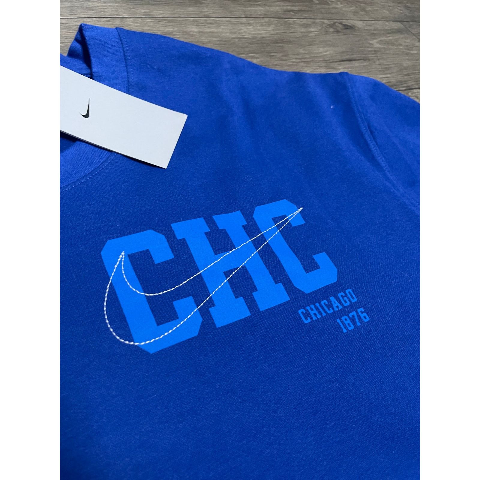 MLB × Nike NWT Chicago Cubs Nike Blue Shirt Sz 3XL Size US XXL / EU 58 / 5 - 4 Thumbnail