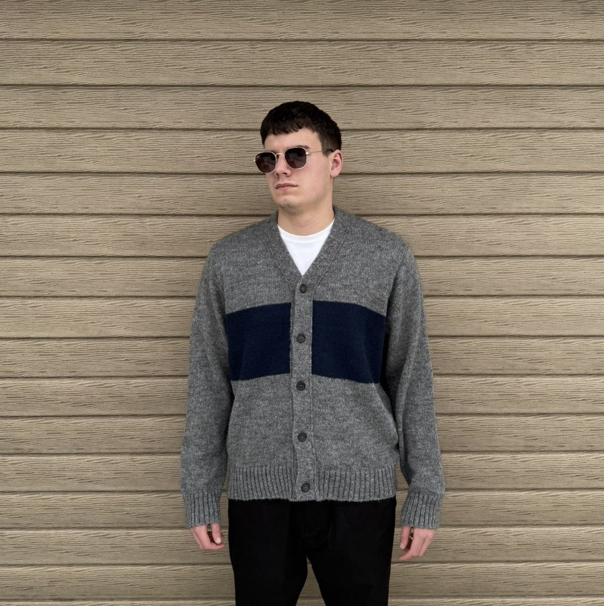 Universal Works Universal Works Mohair Cardigan Men L V-Neck Knit Sweater Size US L / EU 52-54 / 3 - 2 Thumbnail