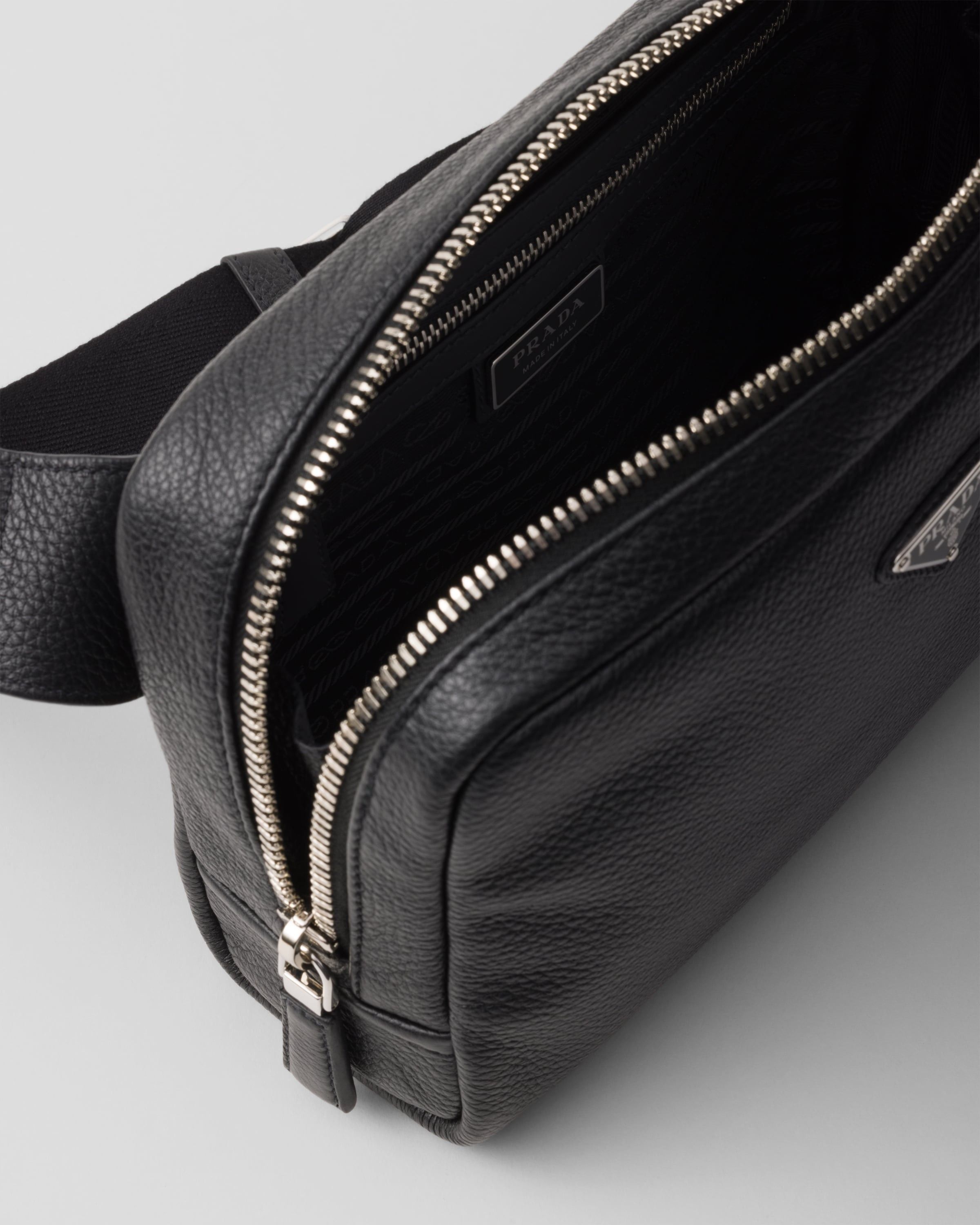 Prada o1bcso1str1025 Size: OS / Vitello Daino Shoulder Bag Black Size ONE SIZE - 4 Thumbnail