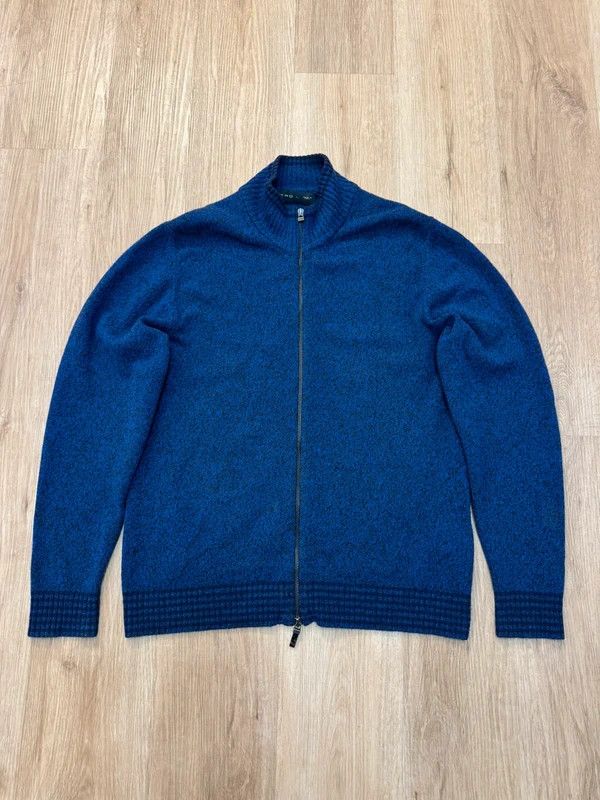 Etro Milano Lana Wool Zip Sweater jumper size L Italy