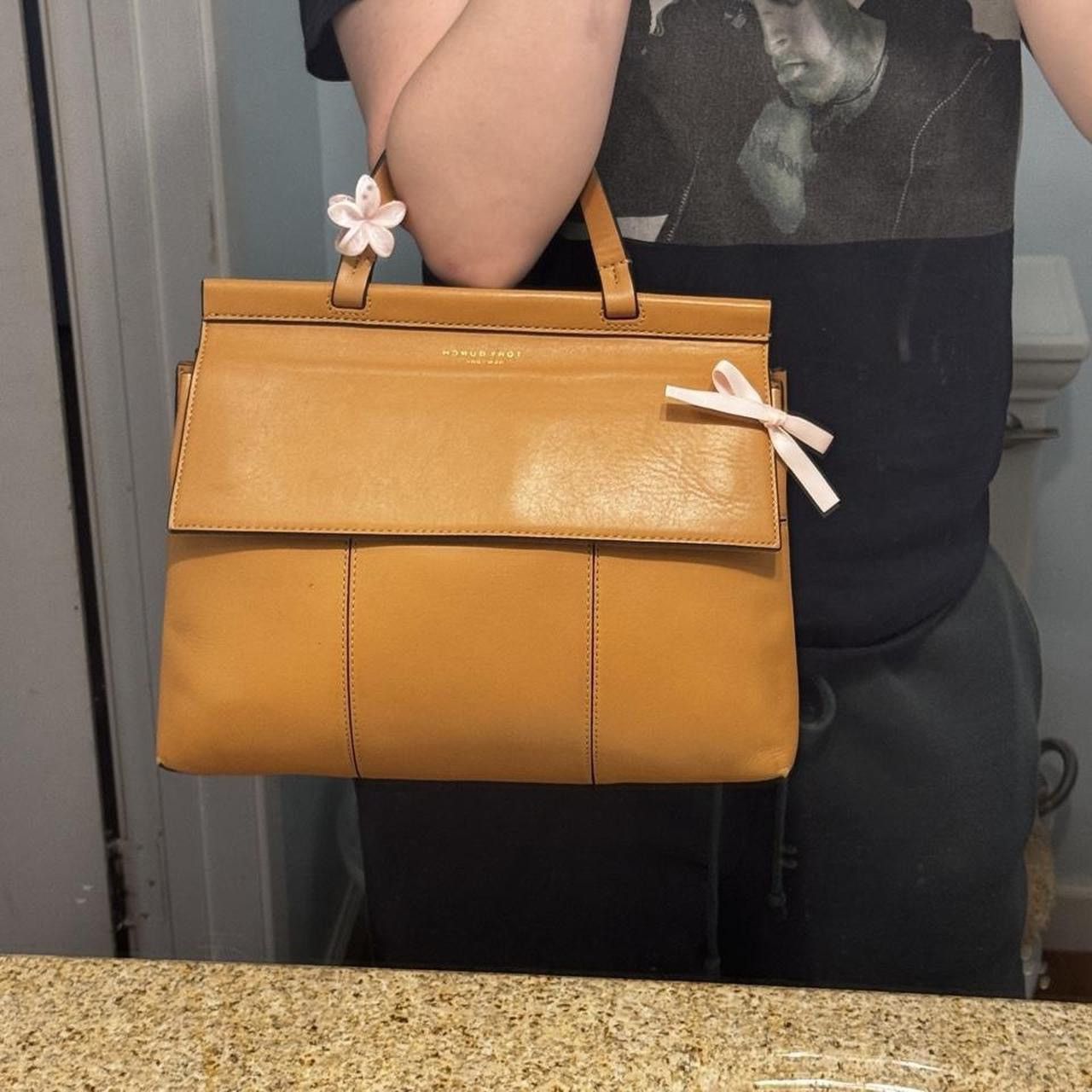 Tory Burch Tory Burch Tan Leather Top Handle Bag Size ONE SIZE - 8 Thumbnail