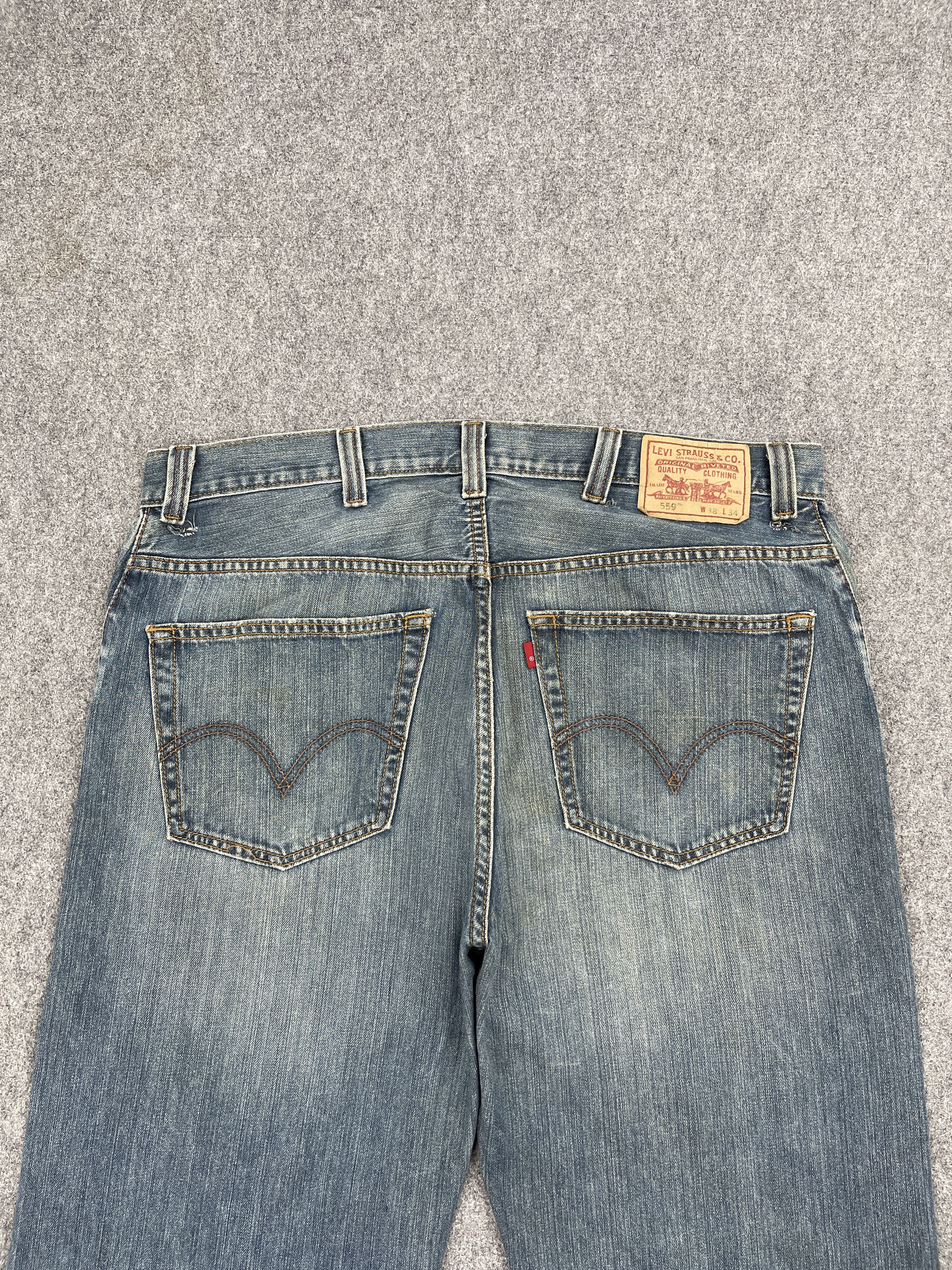 Levi's Faded Blue Vintage Levis 559 Jeans DP2558 Size US 38 / EU 54 - 4 Thumbnail