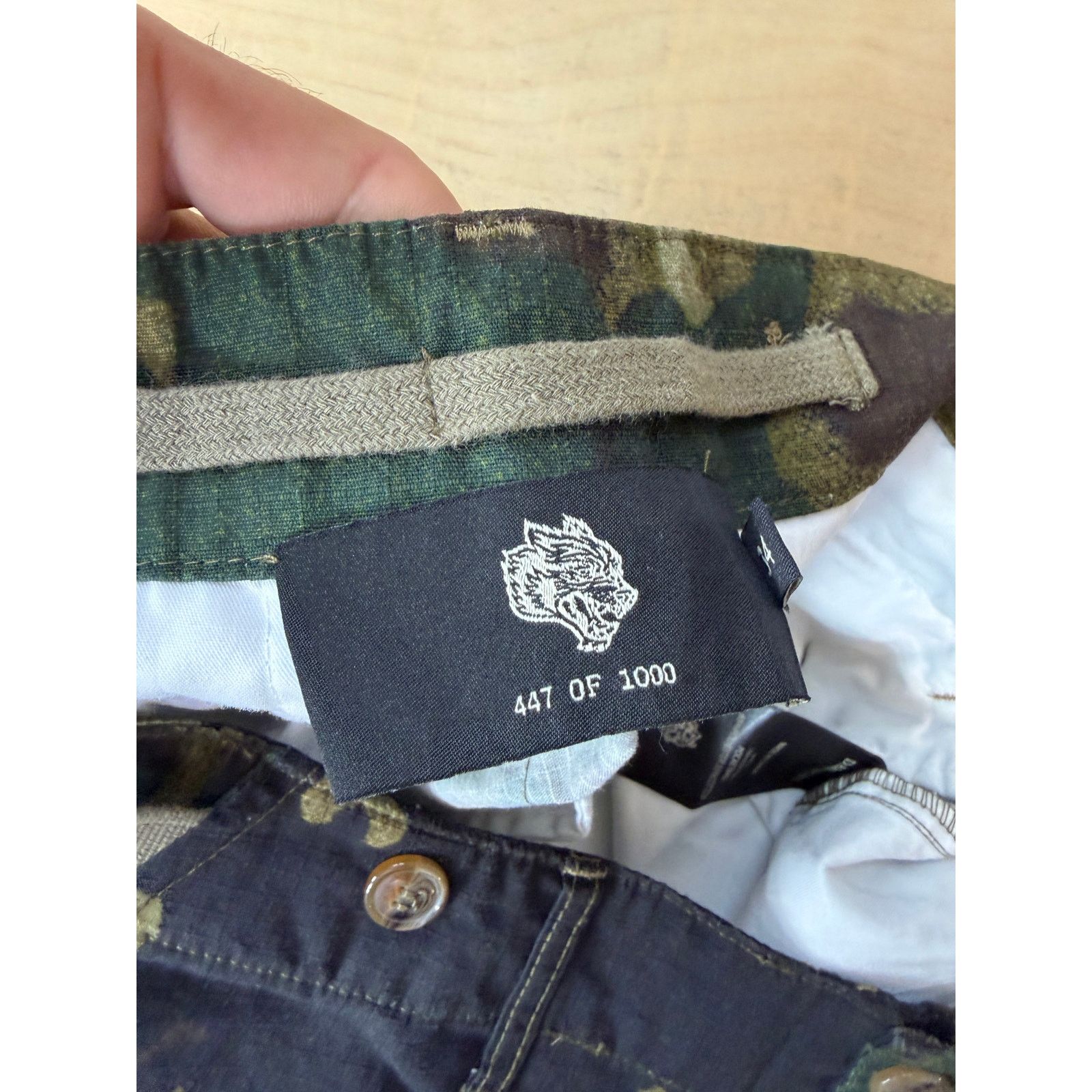Darc Sport Darc Sport Wolves Camo Cargo Pants Green Military Size 34" / US 12 / IT 48 - 8 Thumbnail