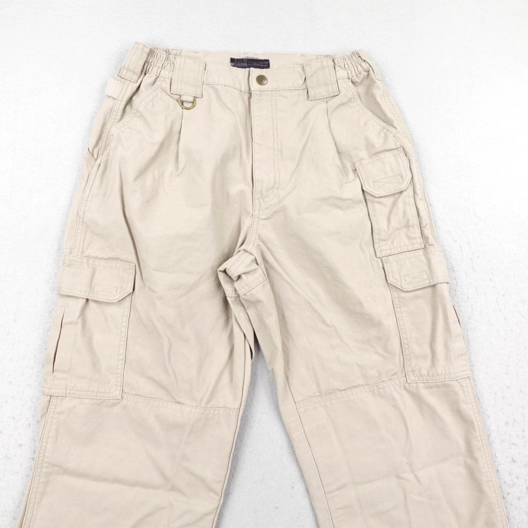 Vintage 5.11 Tactical Pants Mens 32x34 Khaki Tan Cotton Canvas Cargo Utility Work 74251 Size US 32 / EU 48 - 2 Thumbnail