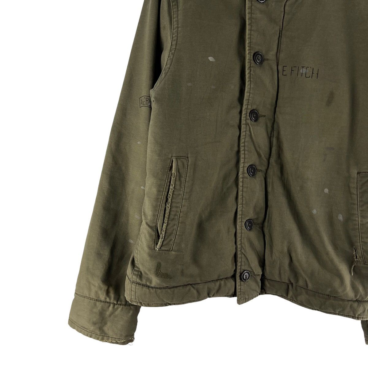 Japanese Brand 🔥Deck Jacket USN Design Style Mink Fur Lining Size US S / EU 44-46 / 1 - 5 Thumbnail