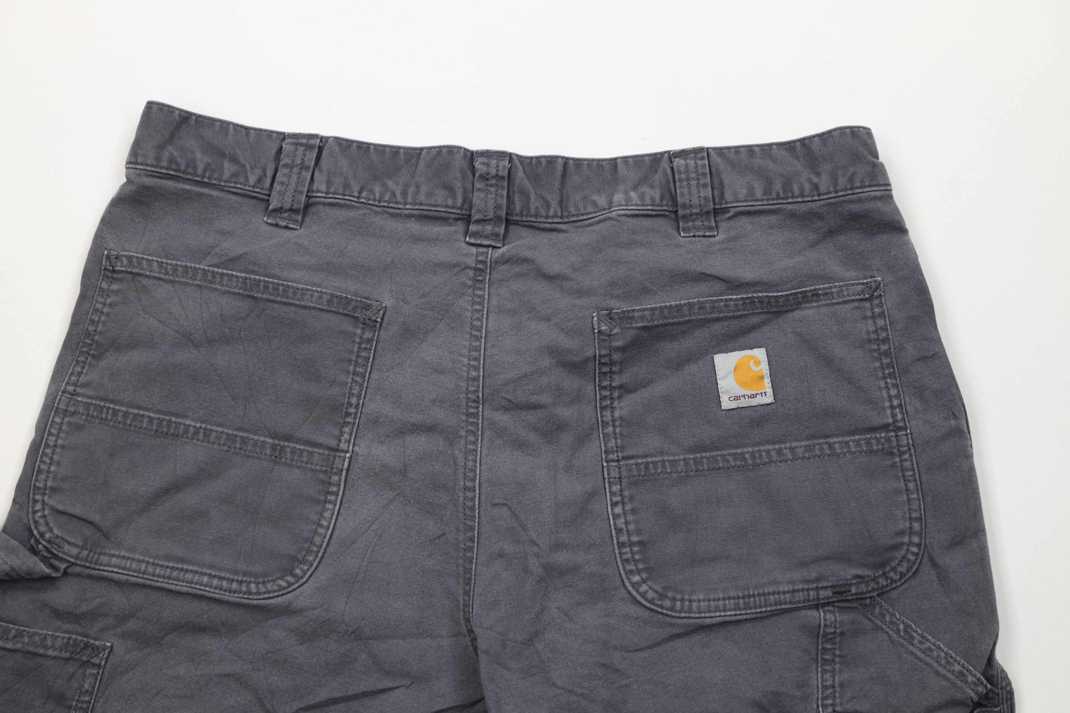 Carhartt Vintage Carhartt Spell Relaxed Fit Canvas Dungaree Shorts Size US 36 / EU 52 - 9 Thumbnail